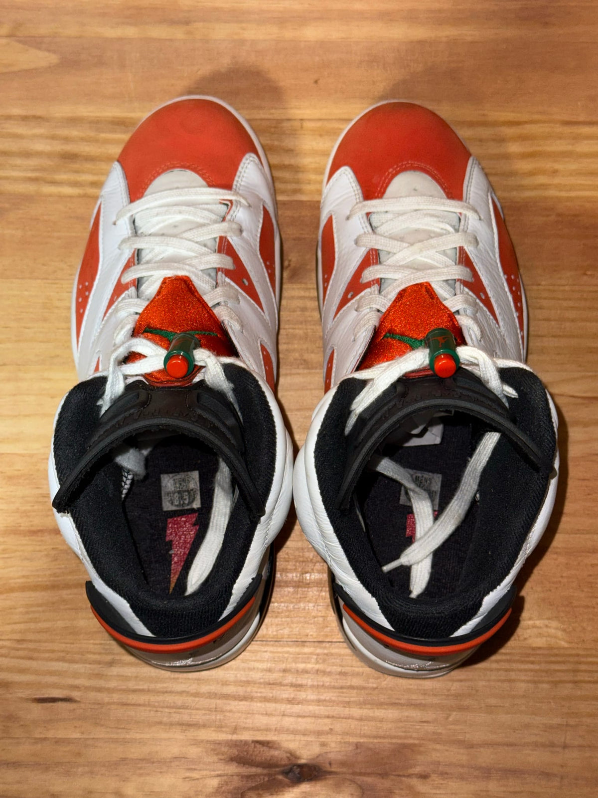 Jordan 6 Retro Gatorade Like Mike White - Size 8.5