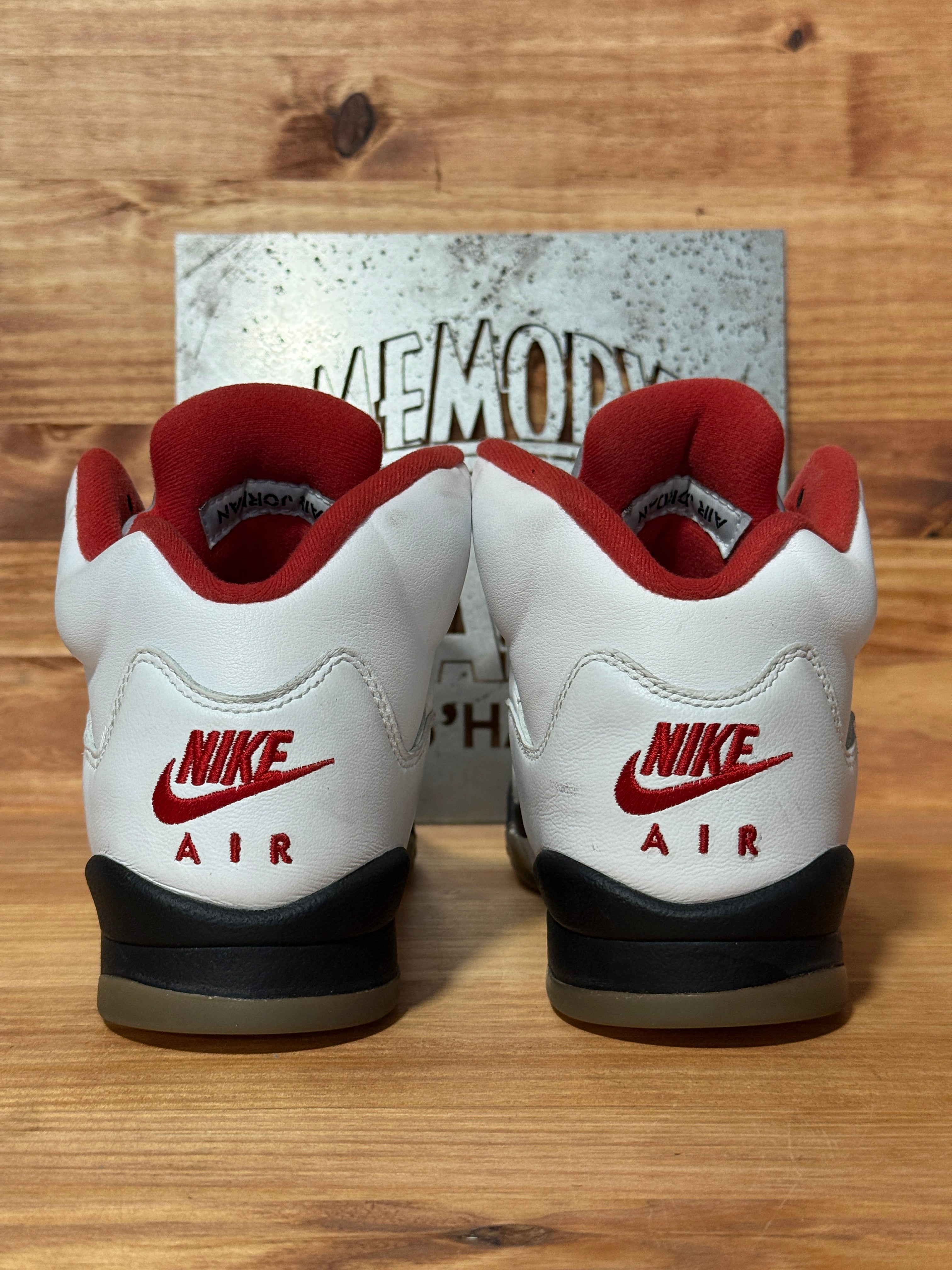 Jordan 5 Retro Fire Red Silver Tongue (2020) (GS)