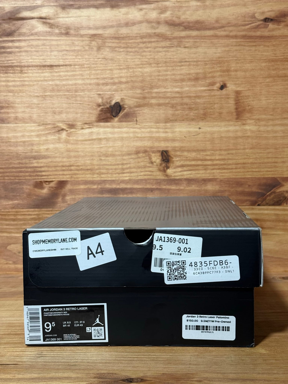 Jordan 3 Retro Laser Palomino