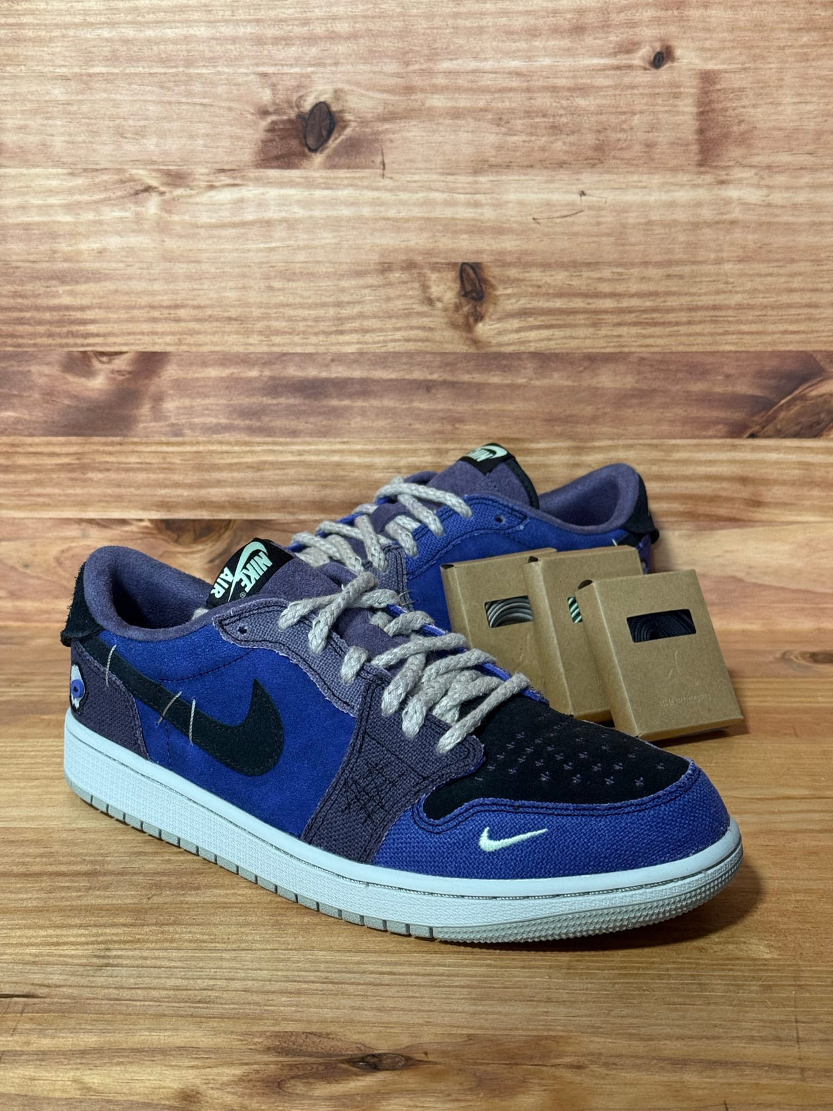 Jordan 1 Retro Low OG Zion Williamson Voodoo Alternate - Size 9.5