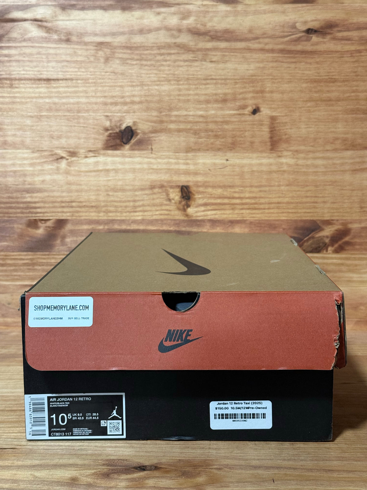 Jordan 12 Retro Taxi (2025)