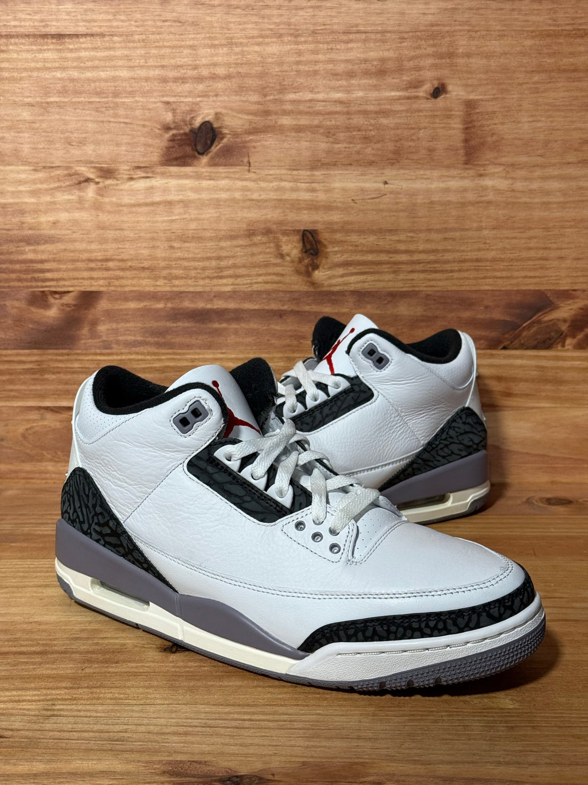 Jordan 3 Retro Cement Grey - Size 10