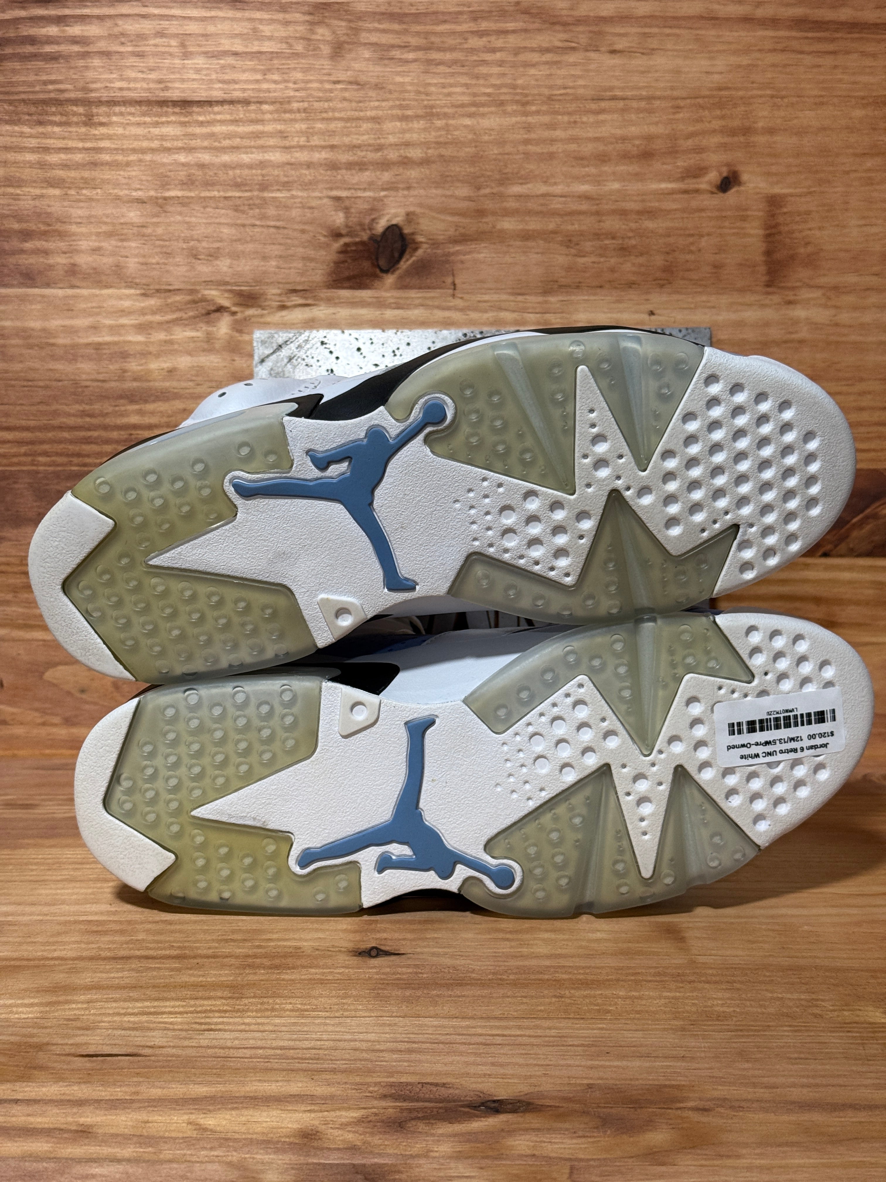 Jordan 6 Retro UNC White
