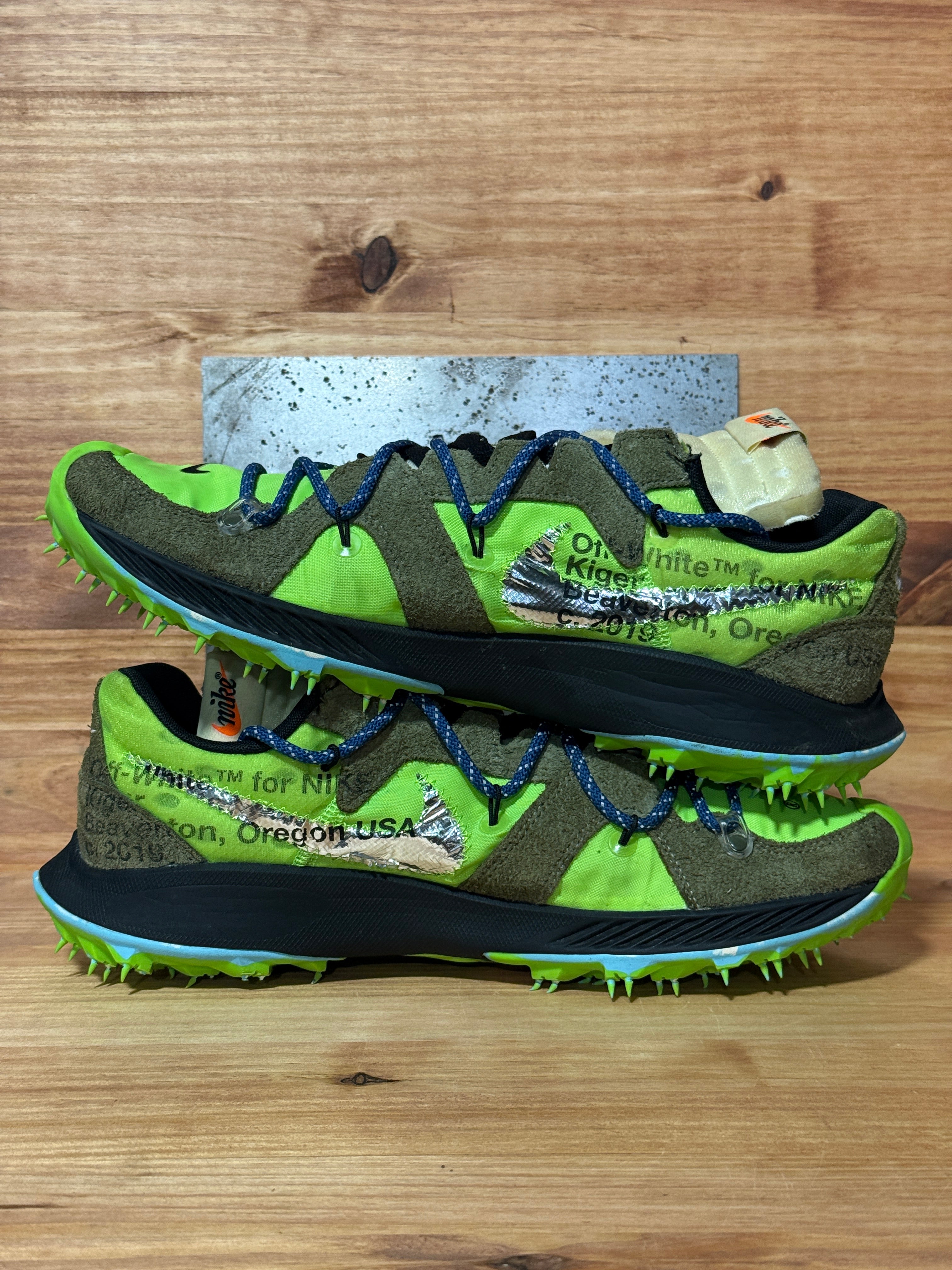 Nike Zoom Terra Kiger 5 OFF-WHITE Electric Green (Women's)