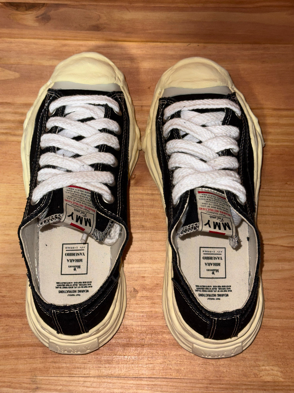 Maison Mihara Yasuhiro Hank OG Sole Canvas Low Black