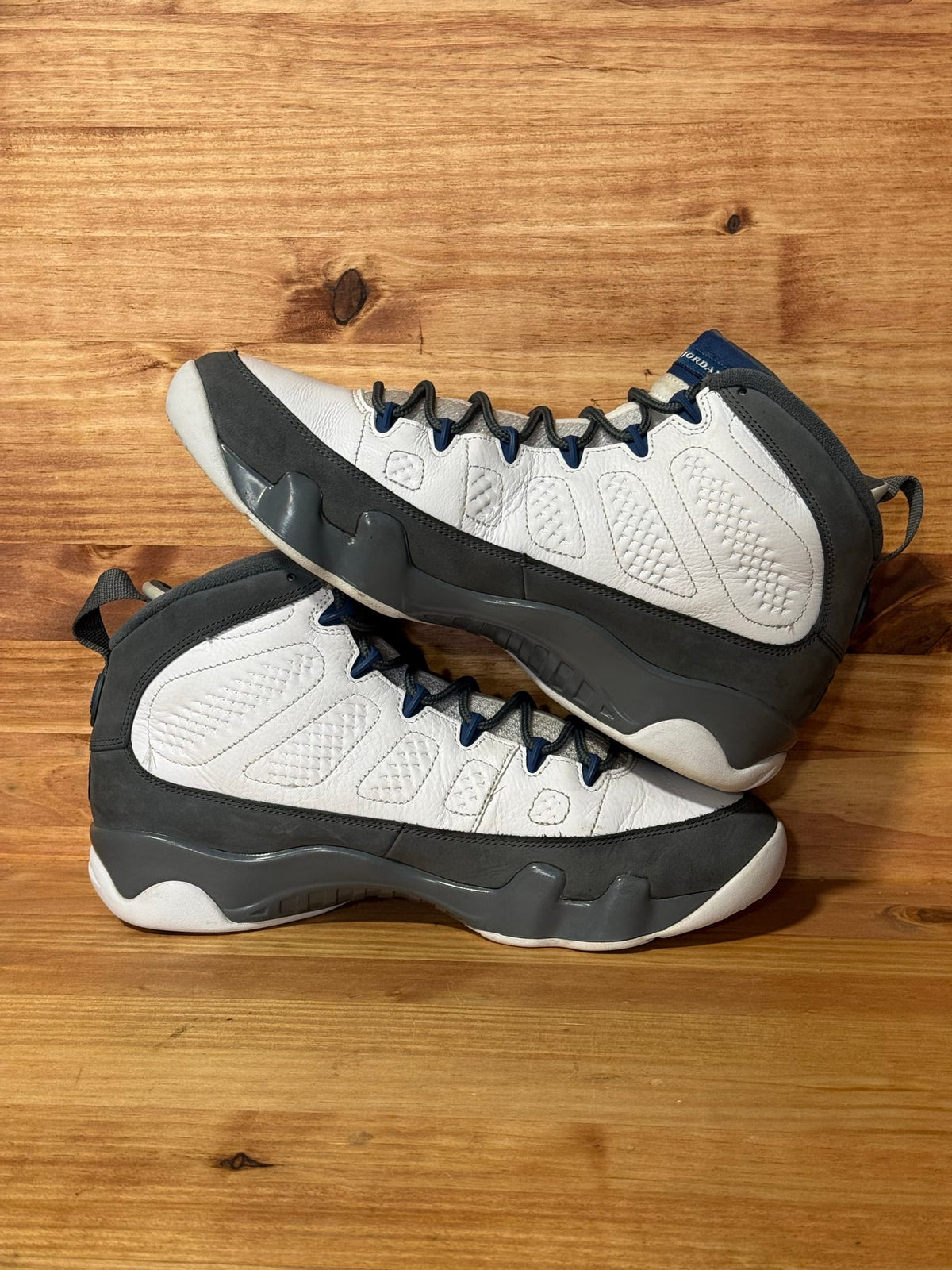 Jordan 9 Retro Flint Grey French Blue (2026) - Size 11