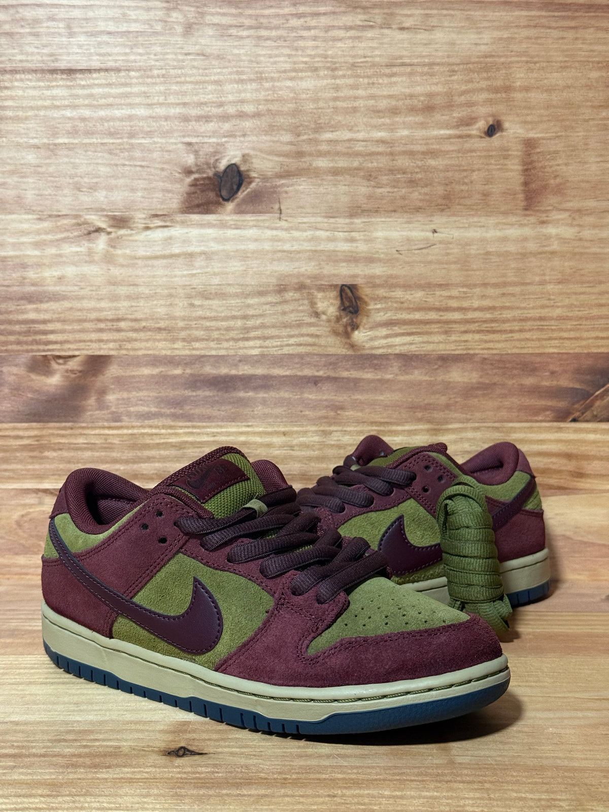 Nike SB Dunk Low Dark Team Red Olive Flak