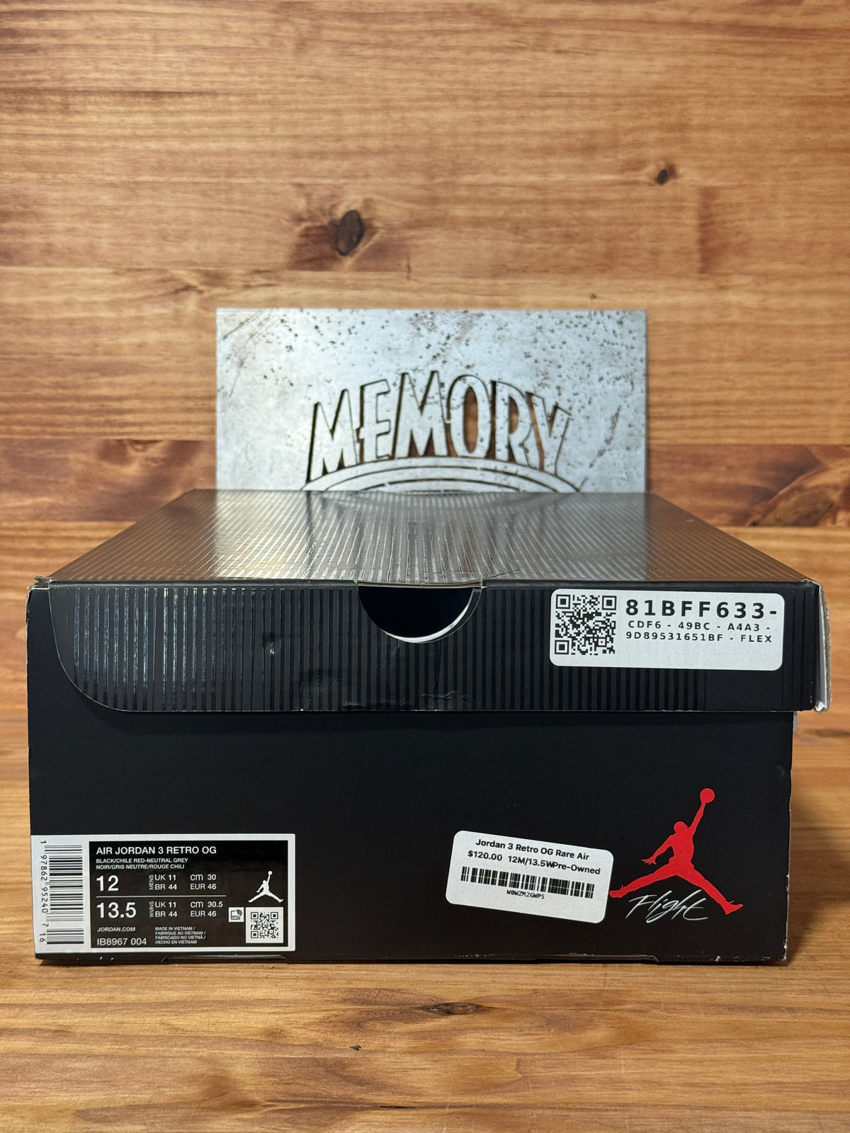 Jordan 3 Retro OG Rare Air