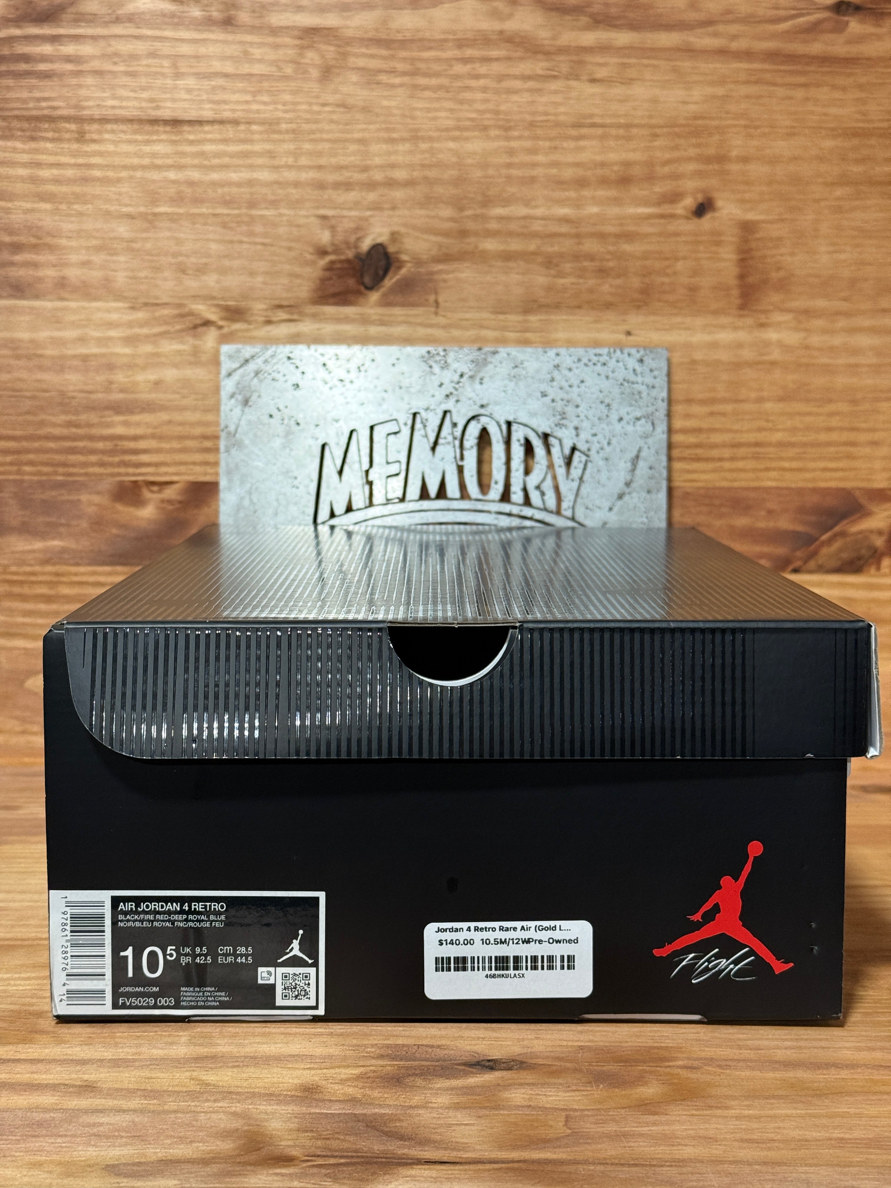 Jordan 4 Retro Rare Air (Gold Lettering)