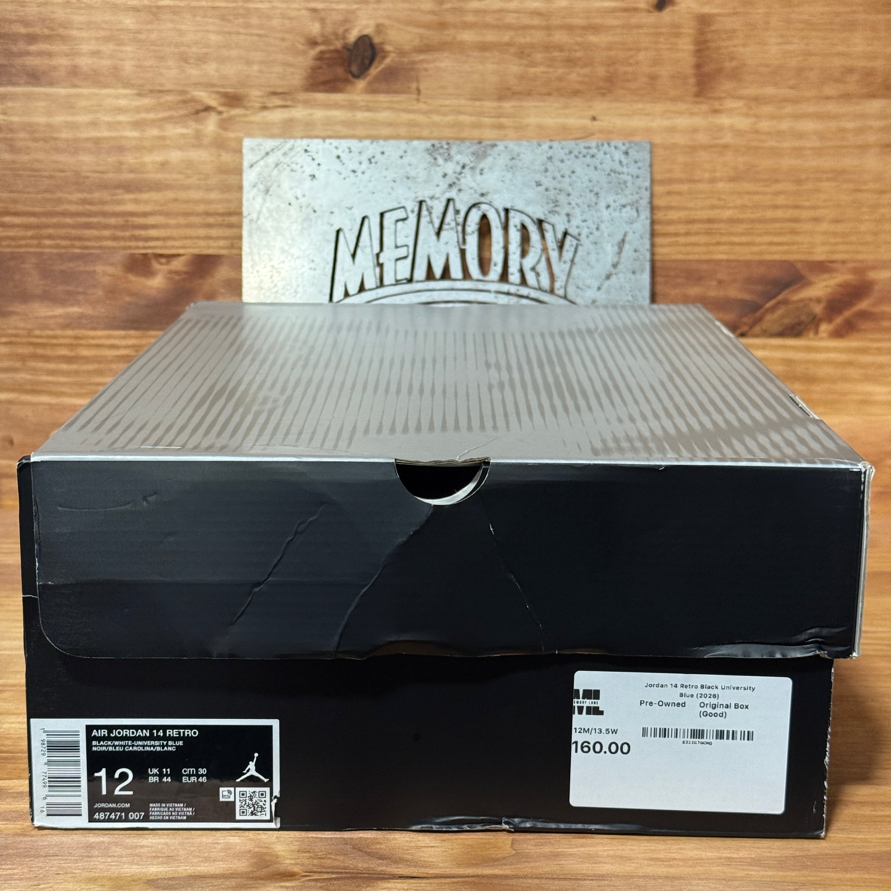 Jordan 14 Retro Black University Blue (2026)