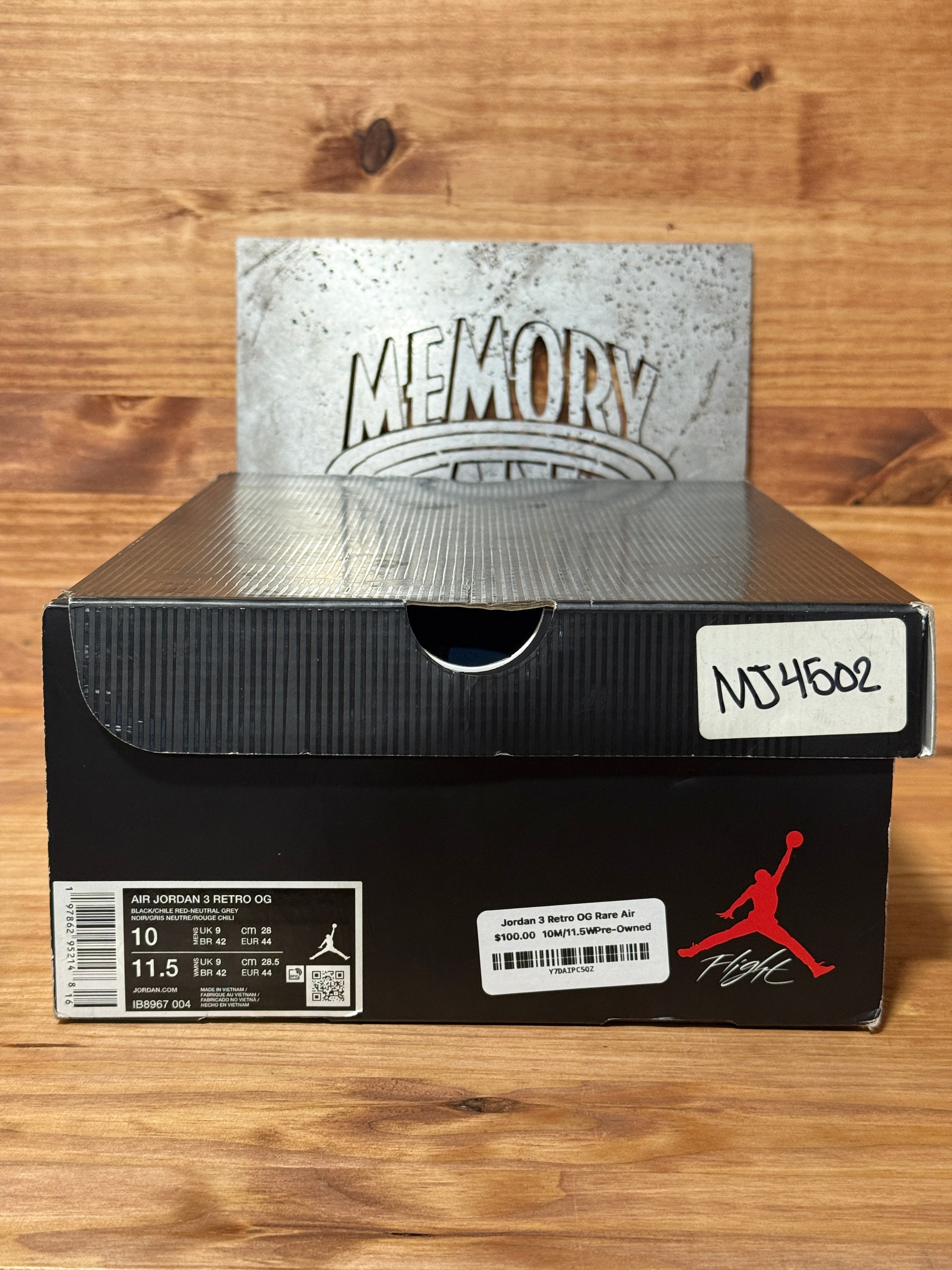 Jordan 3 Retro OG Rare Air