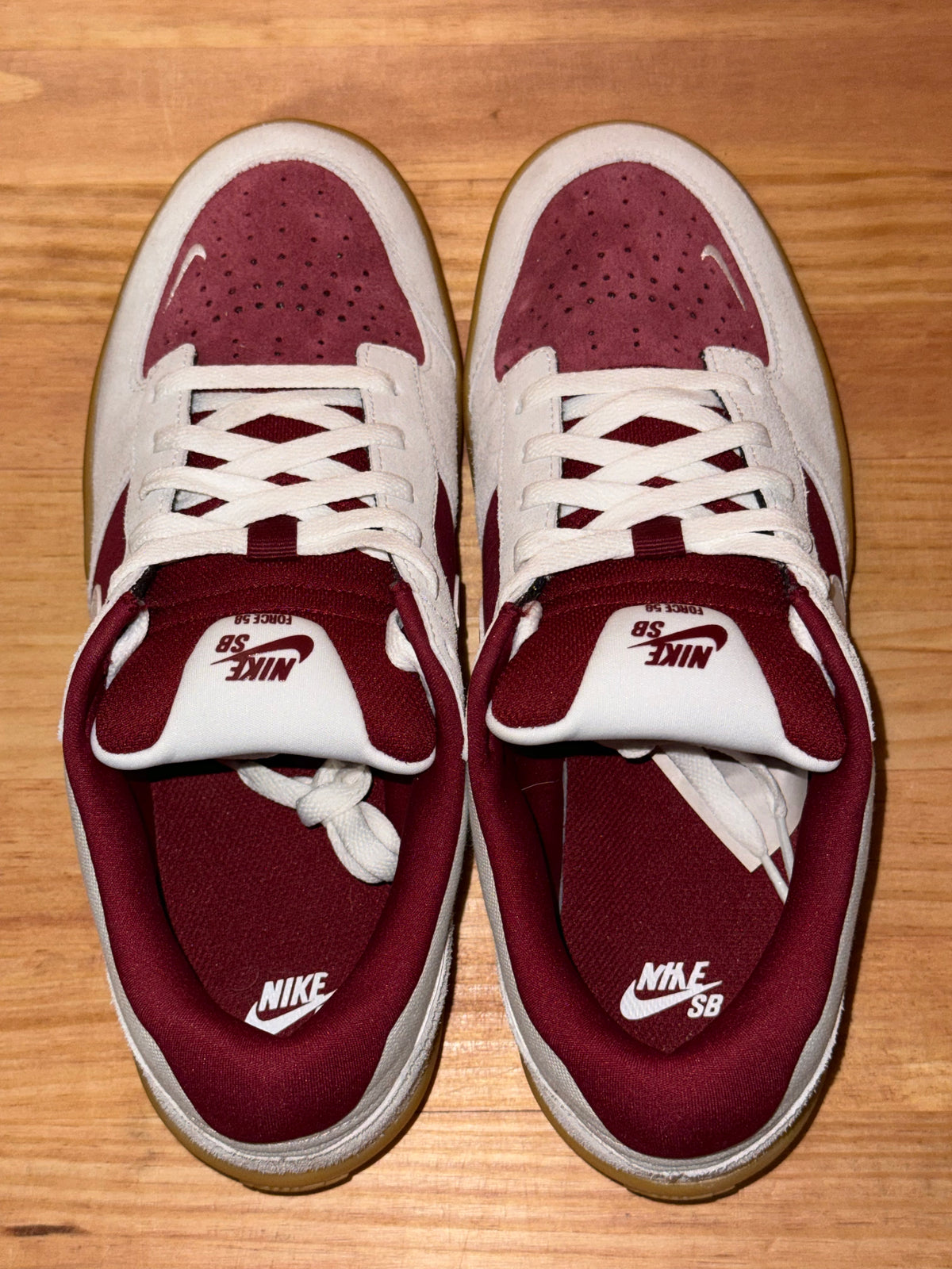Nike SB Force 58 Team Red Gum Light Brown