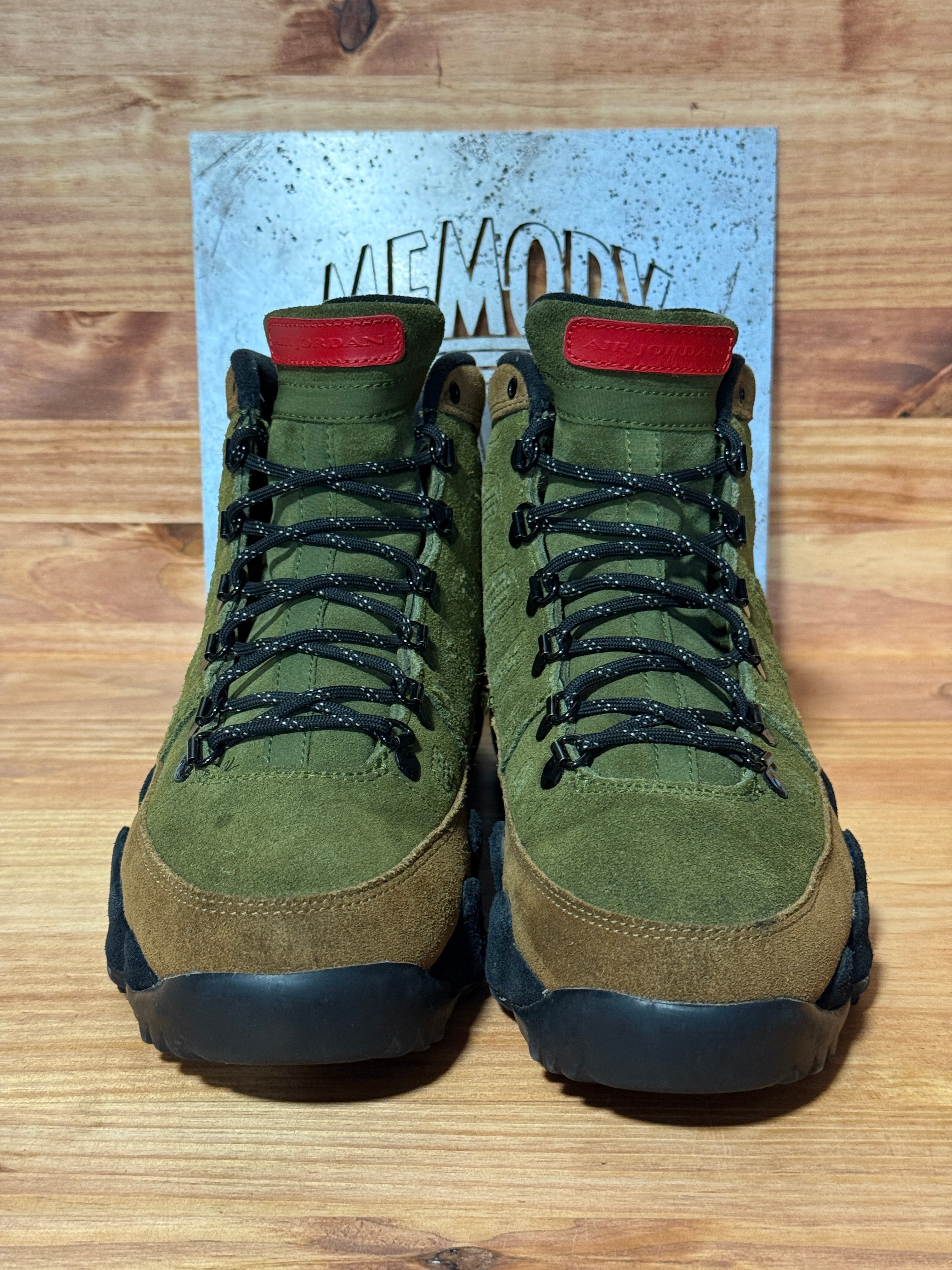 Jordan 9 Retro Boot NRG Military Brown Legion Green