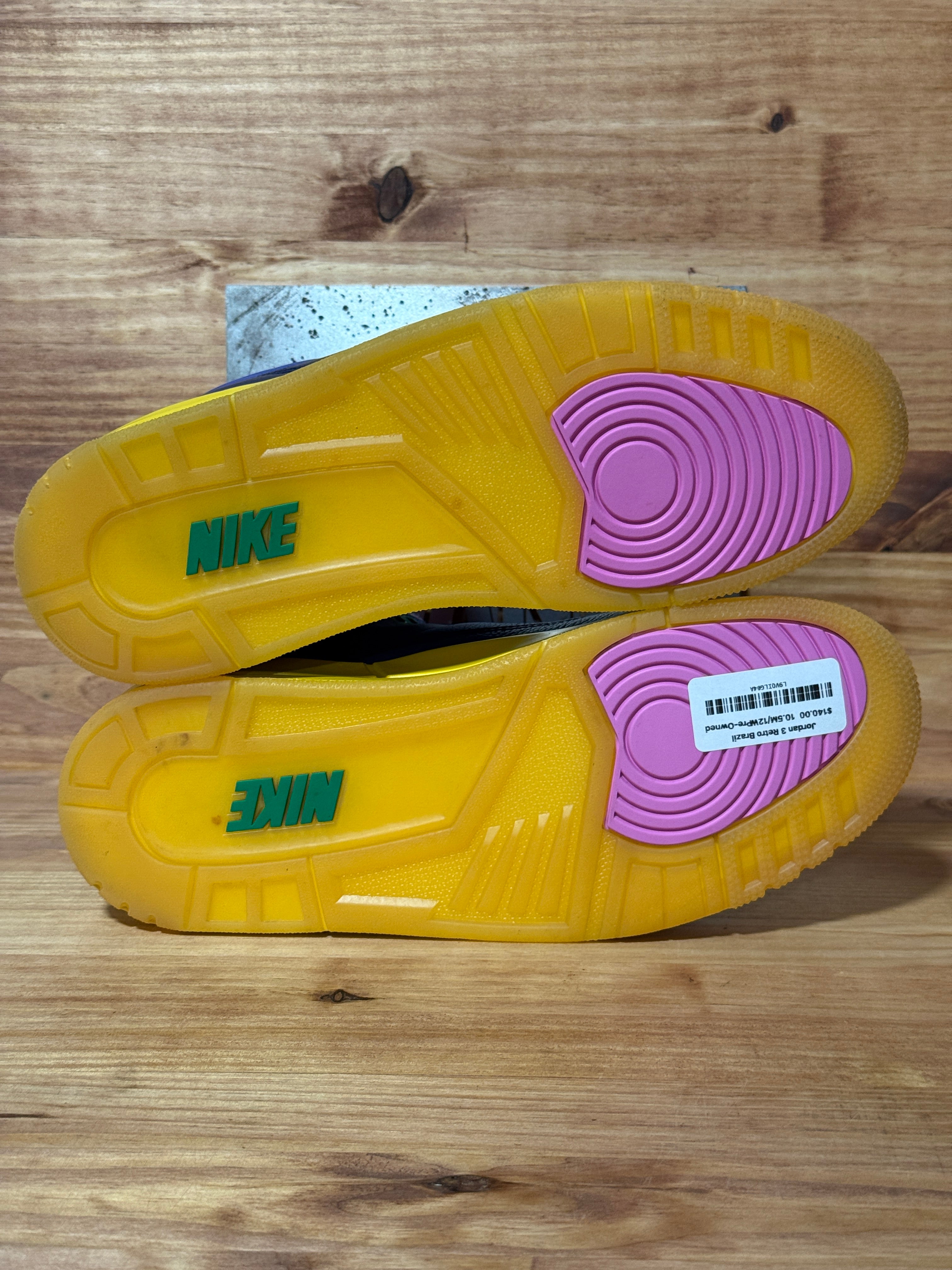 Jordan 3 Retro Brazil