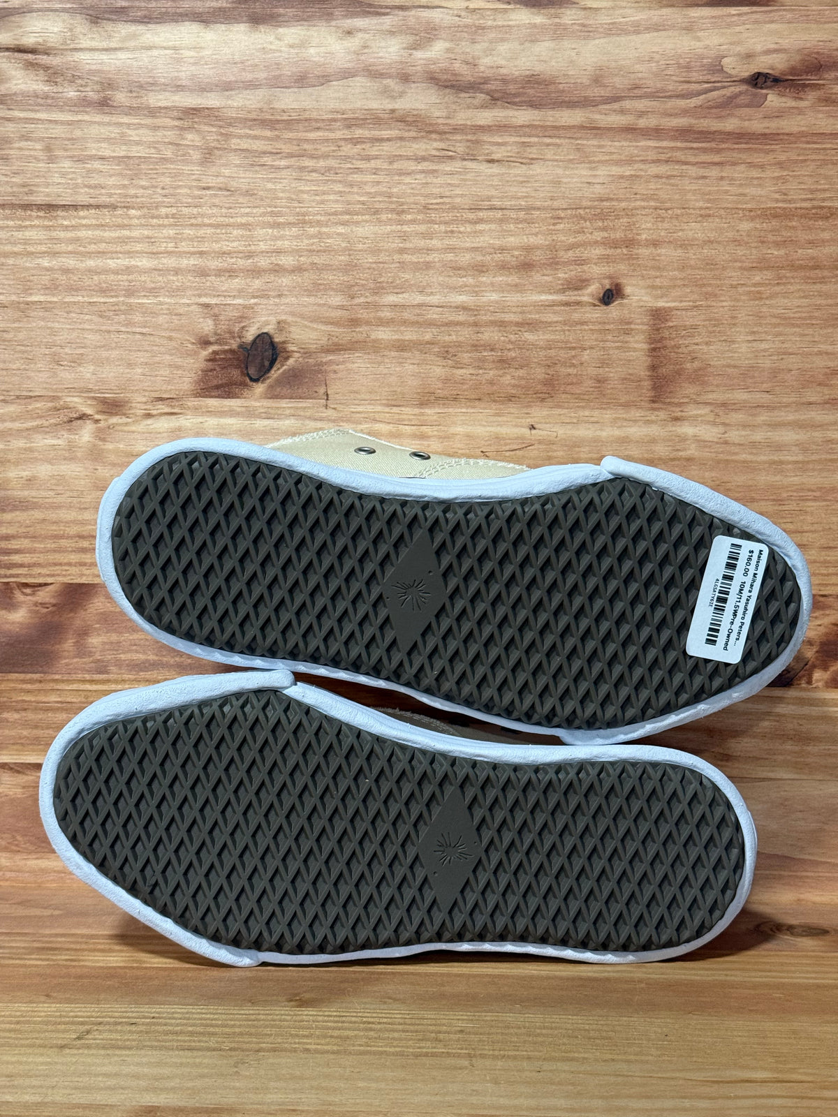 Maison Mihara Yasuhiro Peterson OG Sole Canvas Low Natural