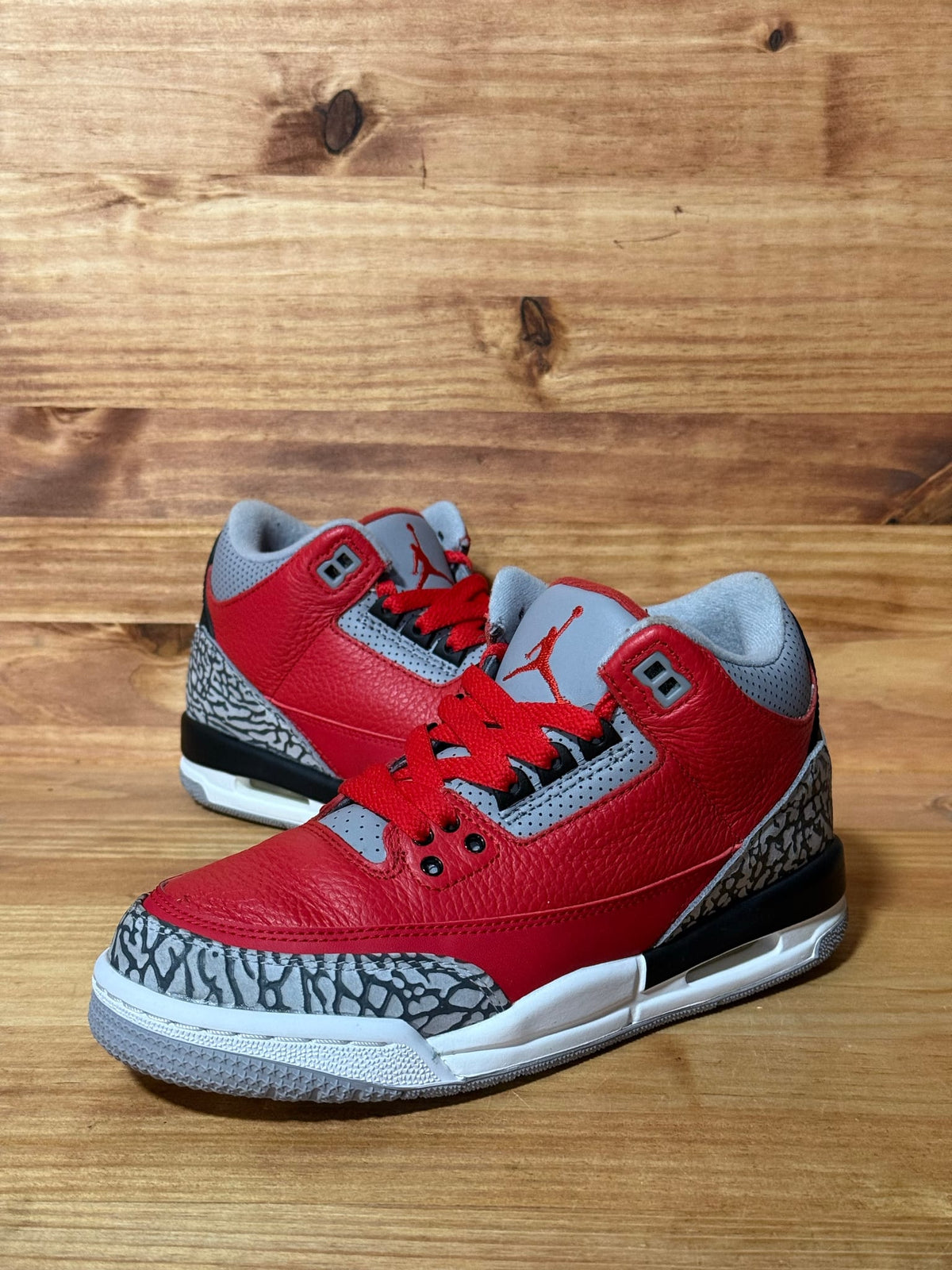 Jordan 3 Retro SE Fire Red (GS) - Size 4.5Y