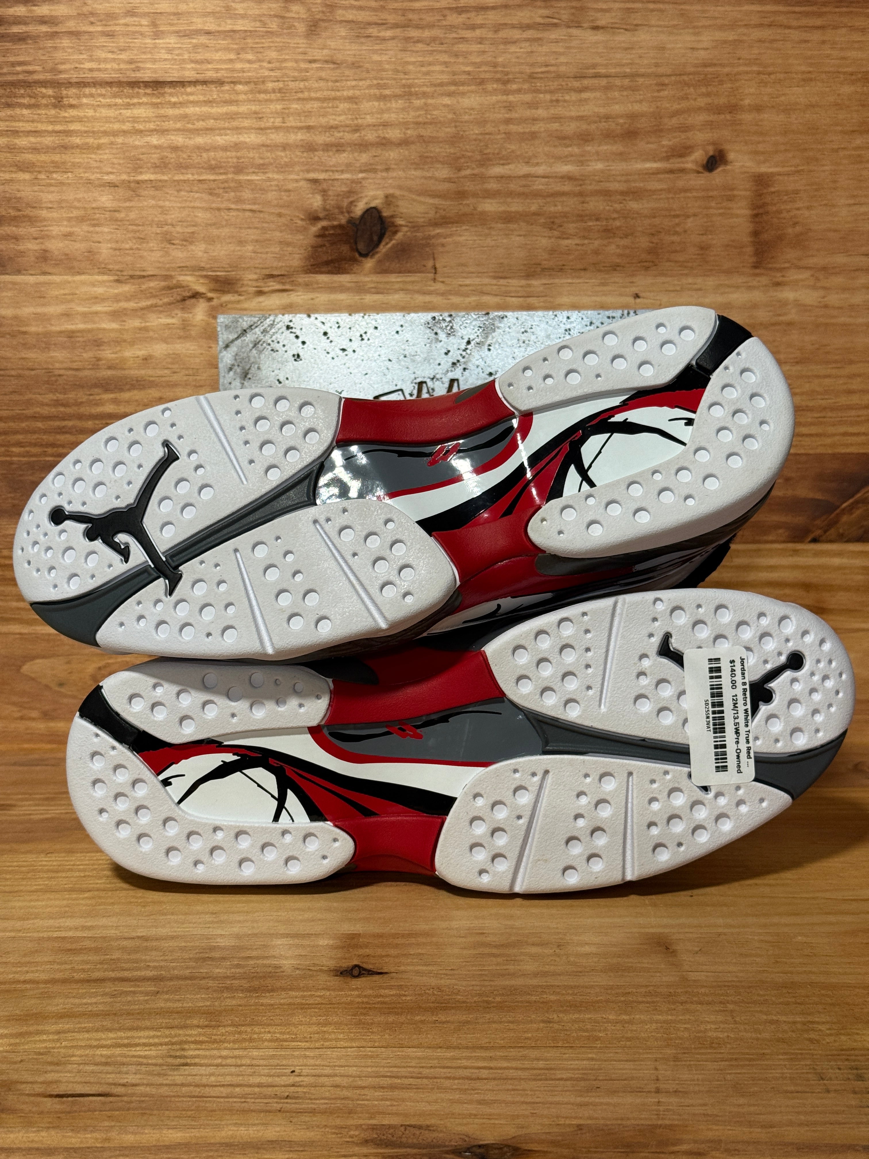 Jordan 8 Retro White True Red (2025)