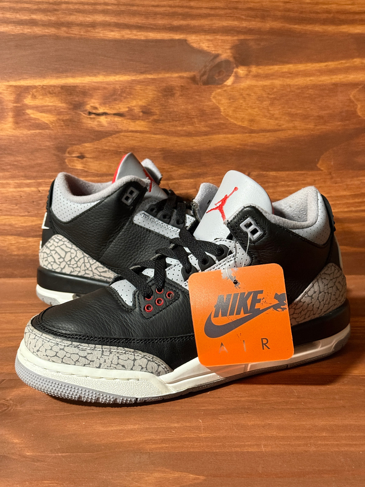 Jordan 3 Retro Black Cement (2024) (GS) Size 6.5Y