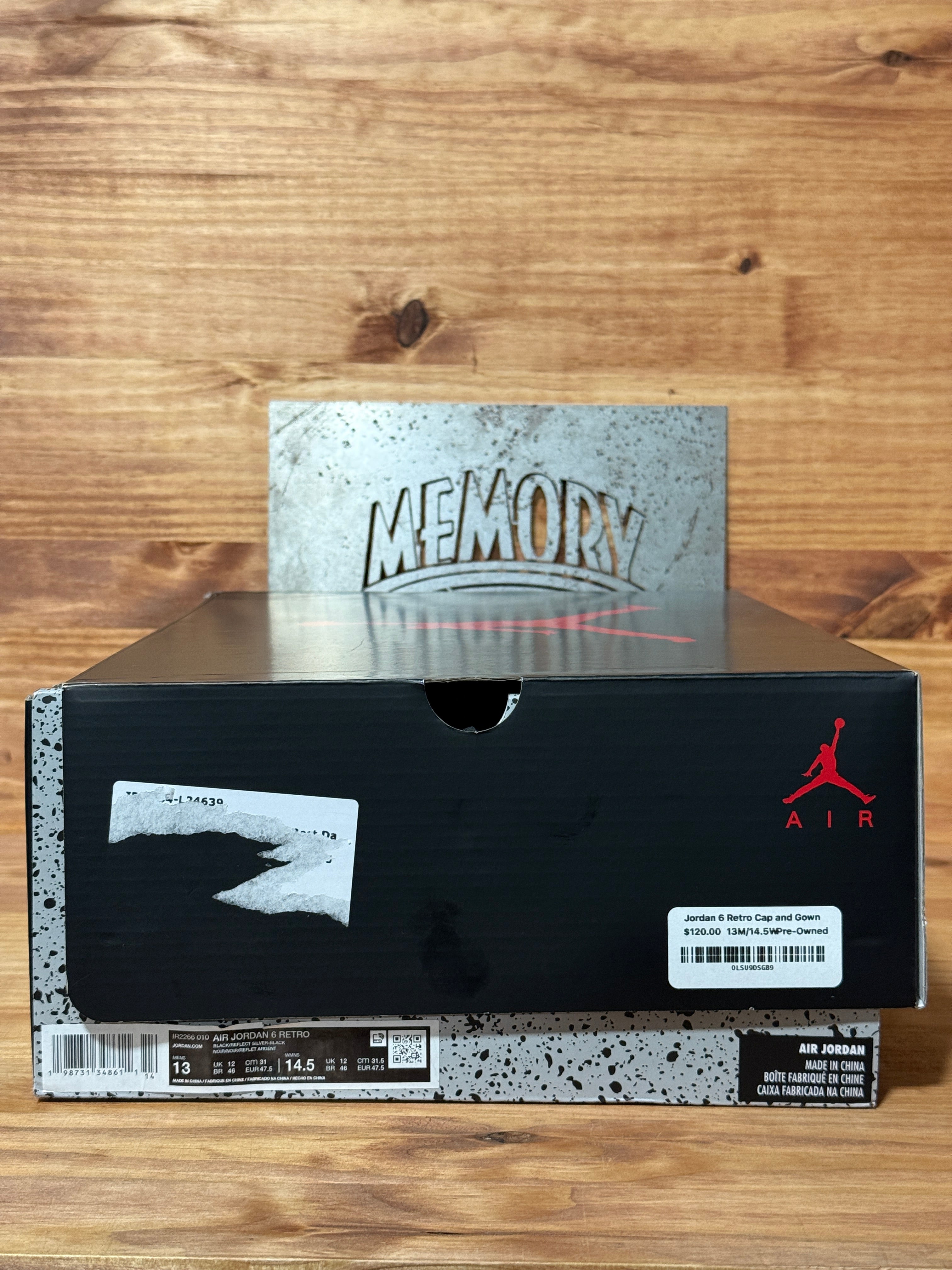 Jordan 6 Retro Cap and Gown