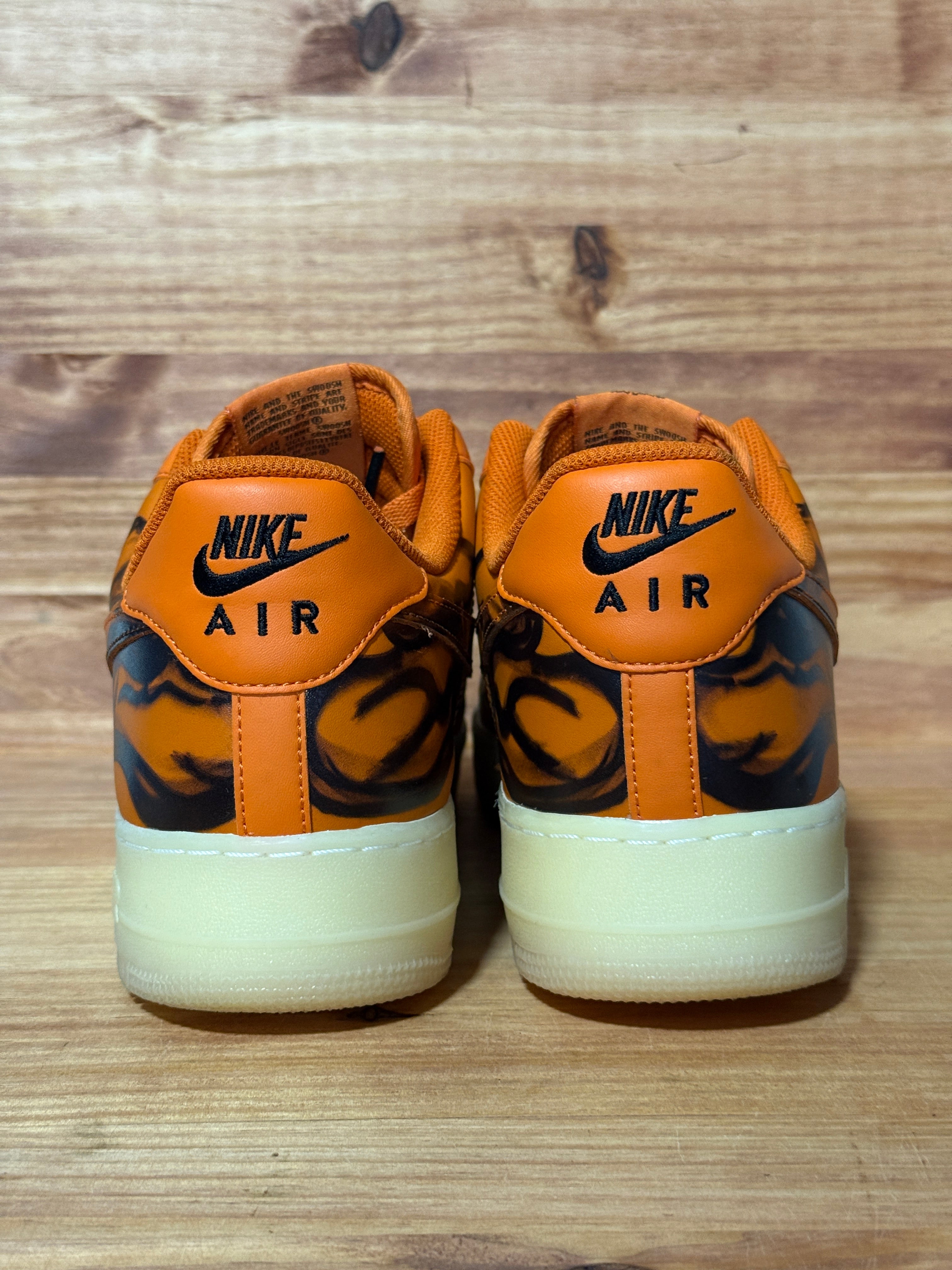 Nike Air Force 1 Low Orange Skeleton Halloween (2020)
