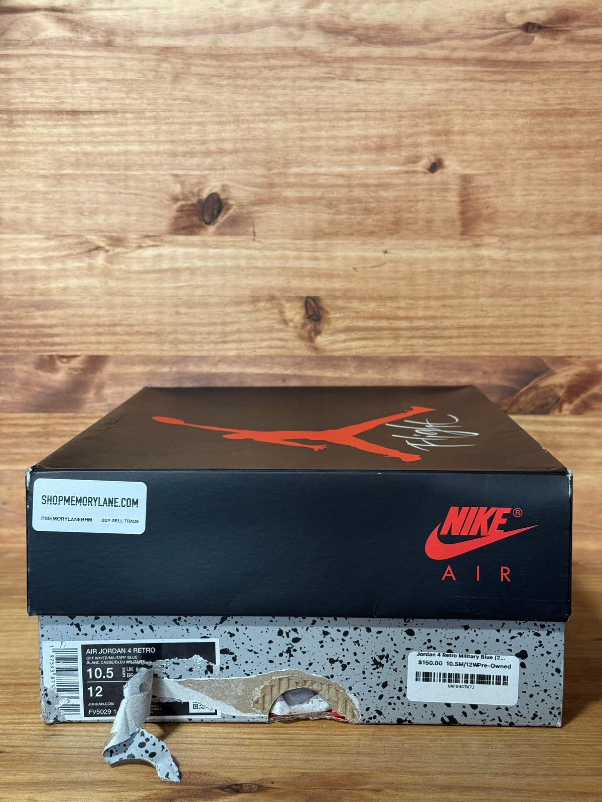 Jordan 4 Retro Military Blue (2024) - Size 10.5