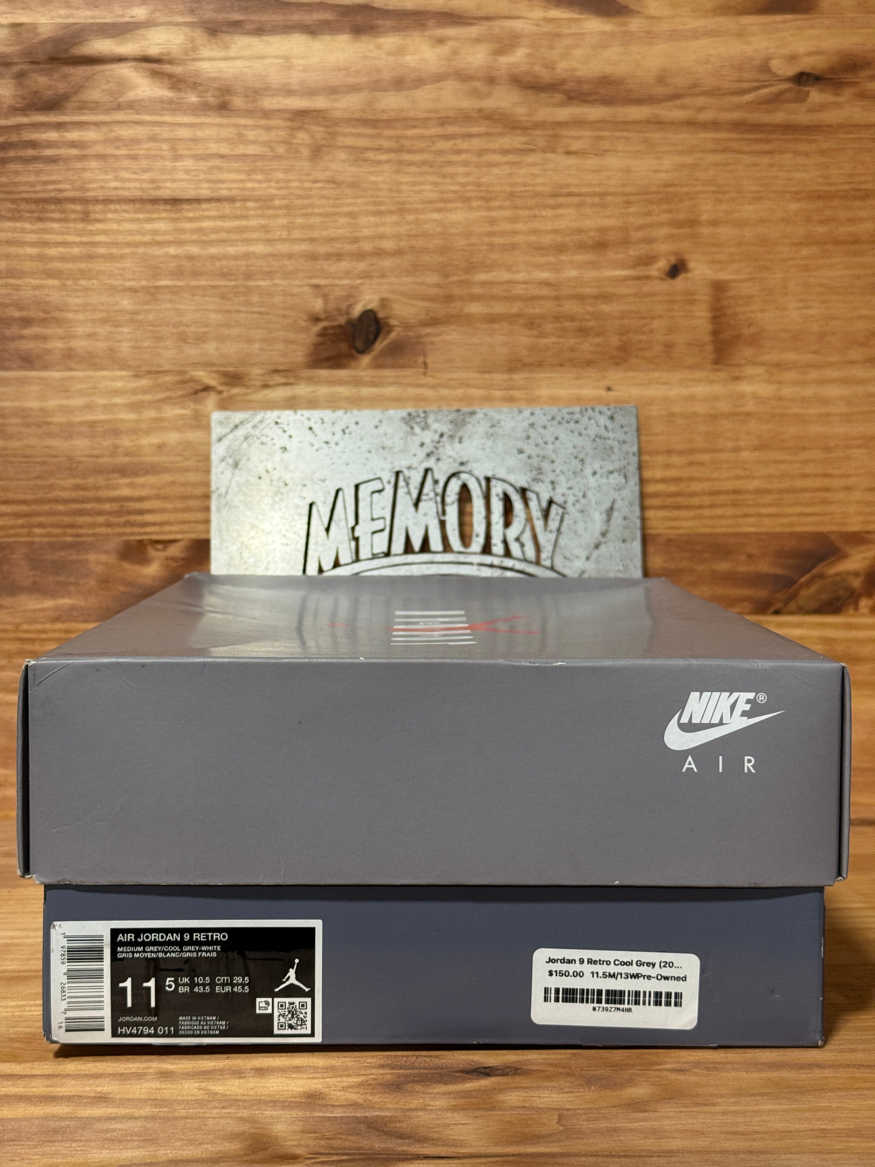 Jordan 9 Retro Cool Grey (2025)