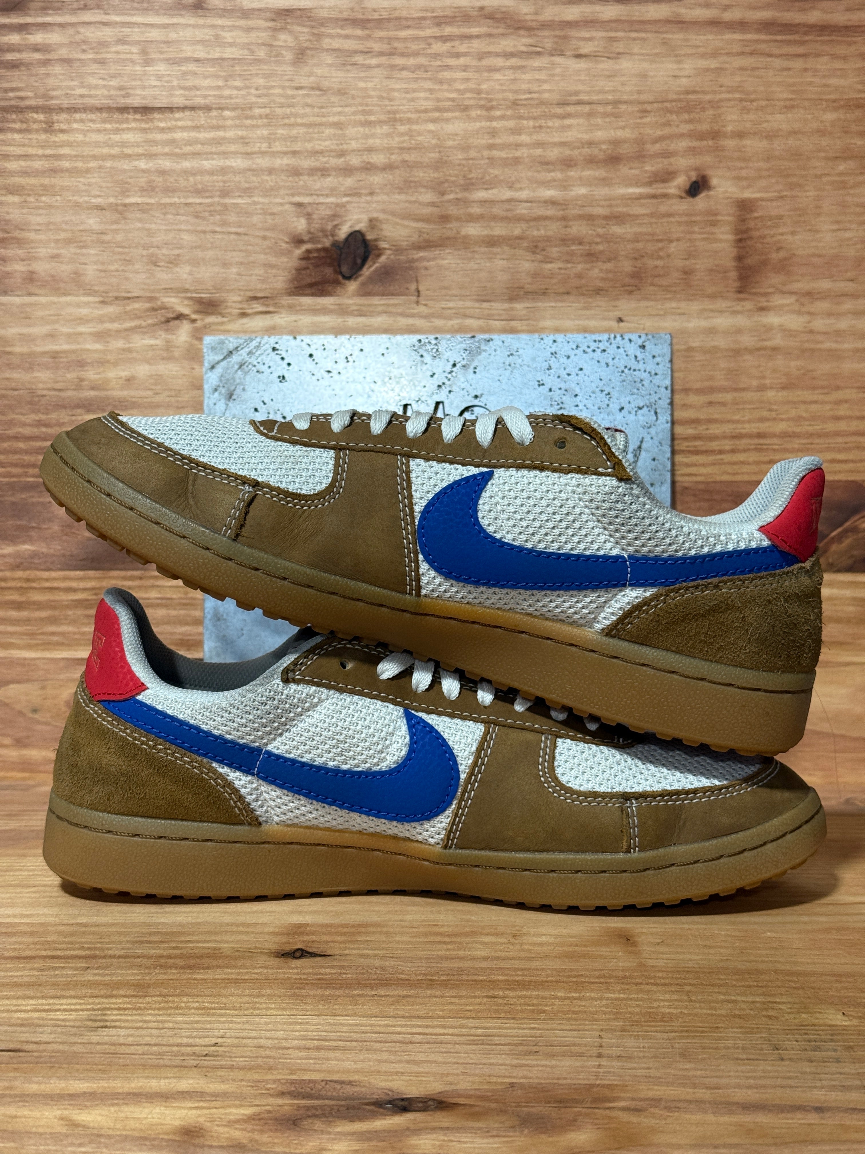 Nike Field General Brown White Royal Blue Red