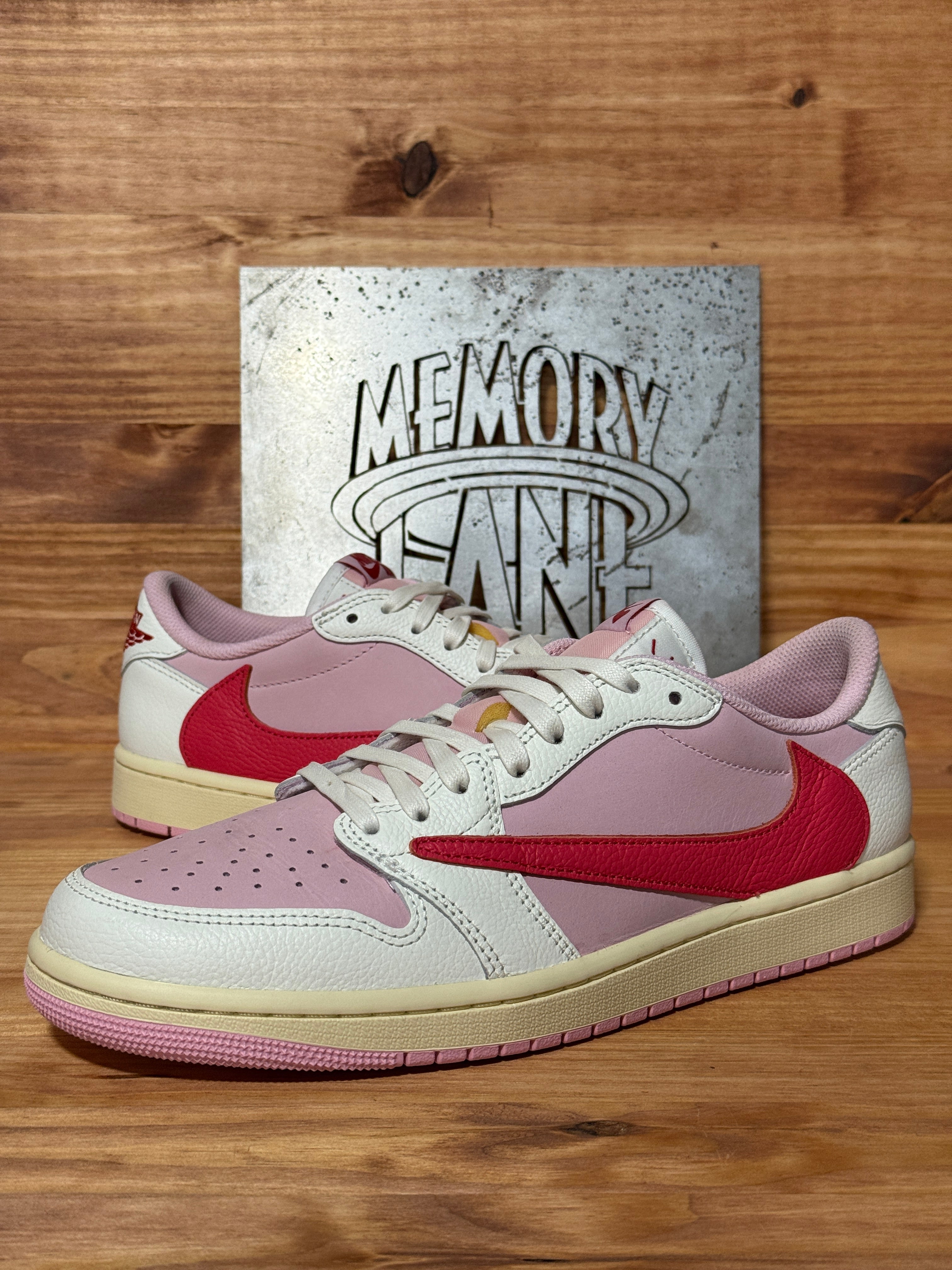 Jordan 1 Retro Low OG SP Travis Scott Sail Tropical Pink