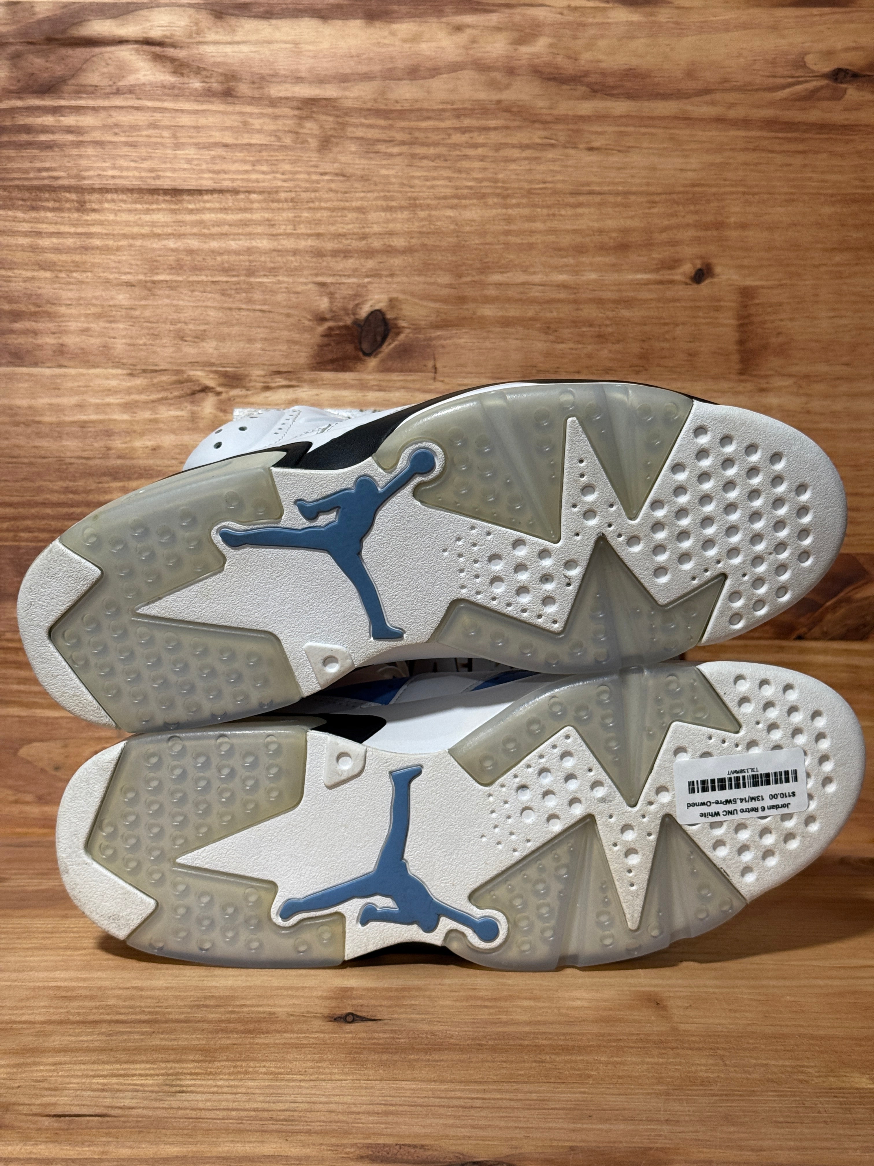 Jordan 6 Retro UNC White