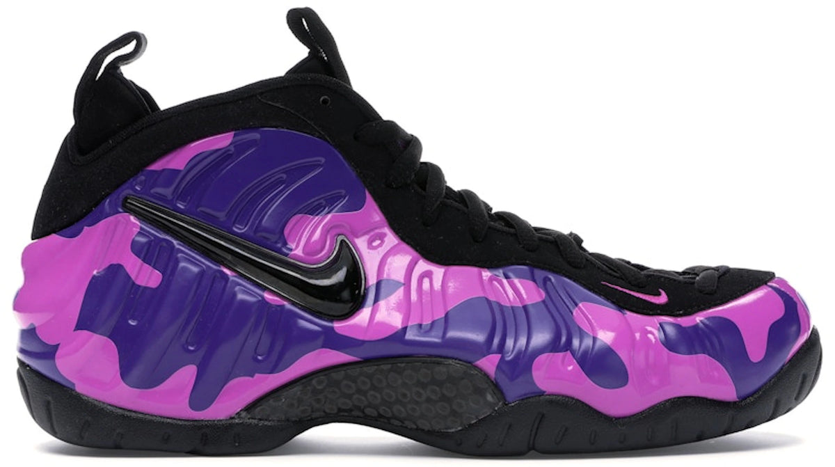 Nike Air Foamposite Pro Purple Camo - Size 9.5