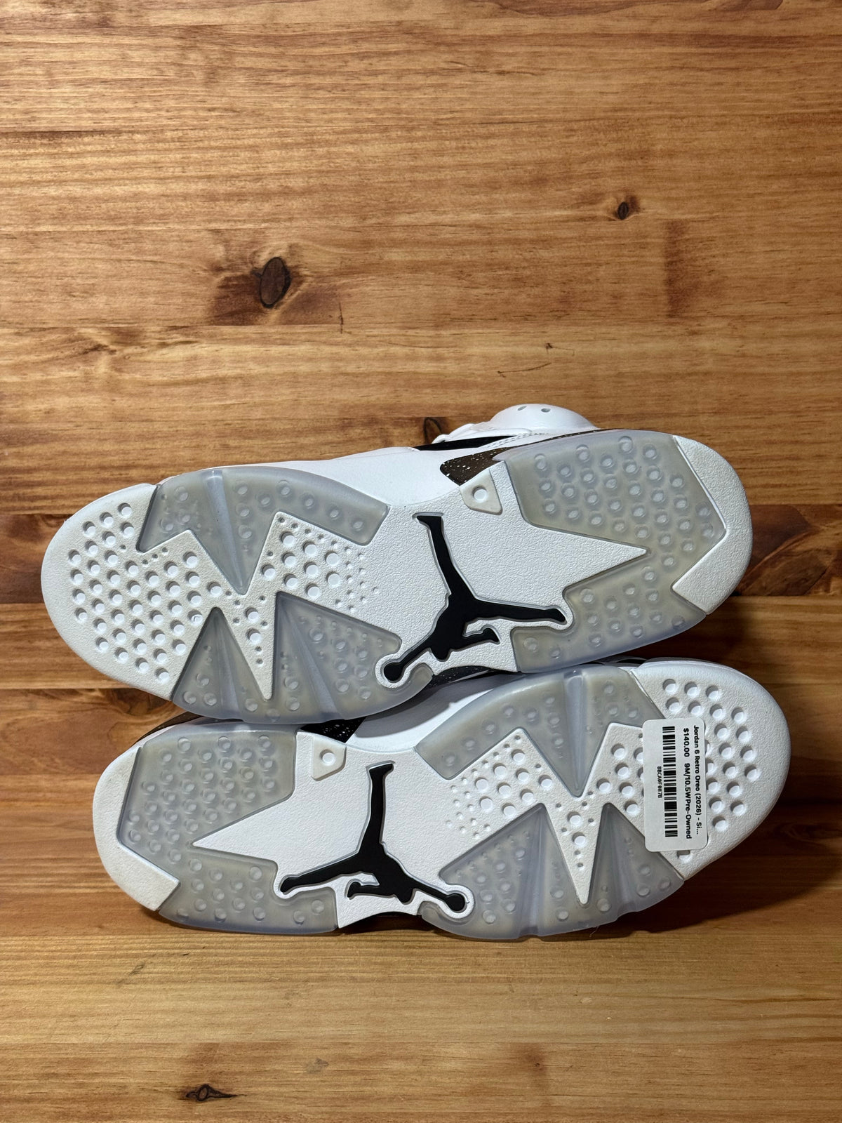 Jordan 6 Retro Oreo (2026) - Size 9
