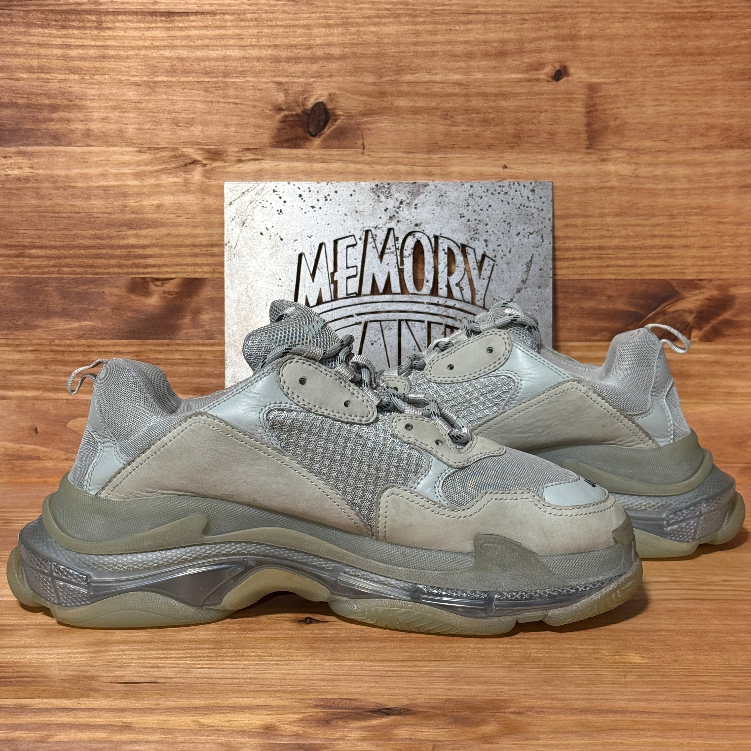Balenciaga Triple S Clear Sole Gray