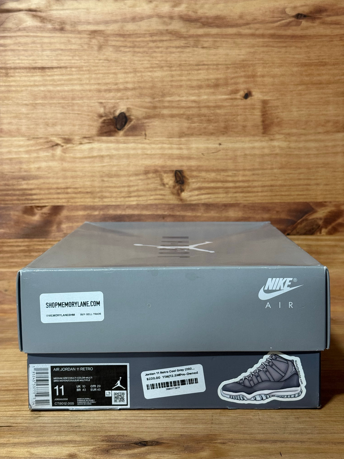Jordan 11 Retro Cool Grey (2021) - Size 11