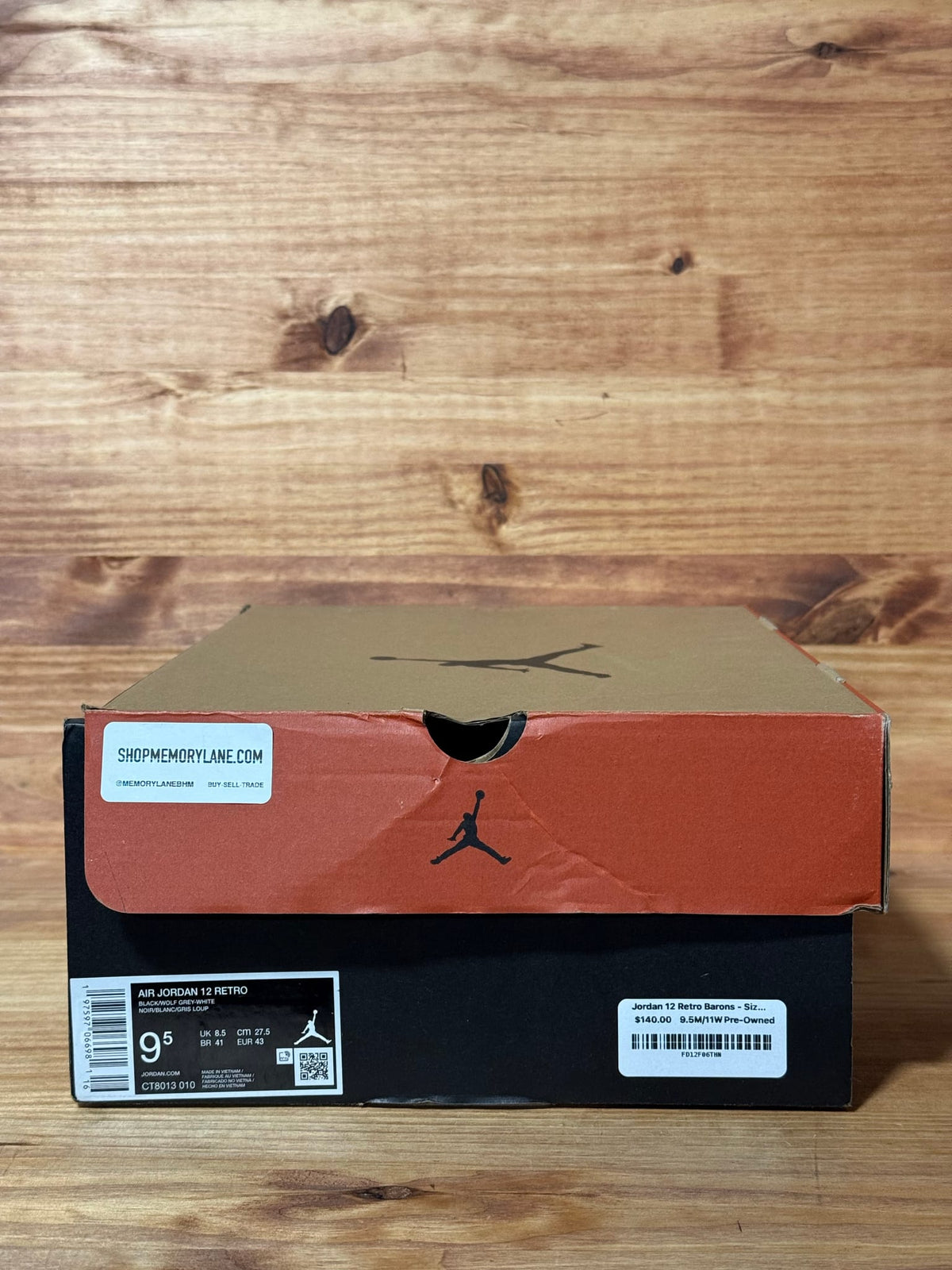 Jordan 12 Retro Barons - Size 9.5