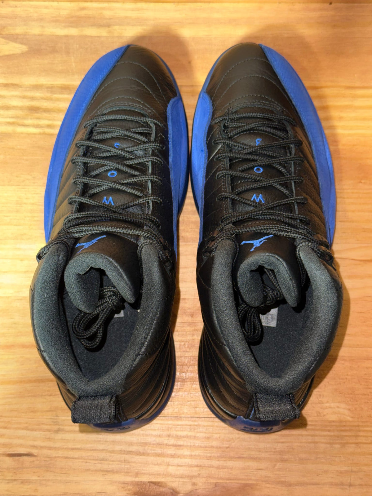 Jordan 12 Retro Black Game Royal - Size 10.5