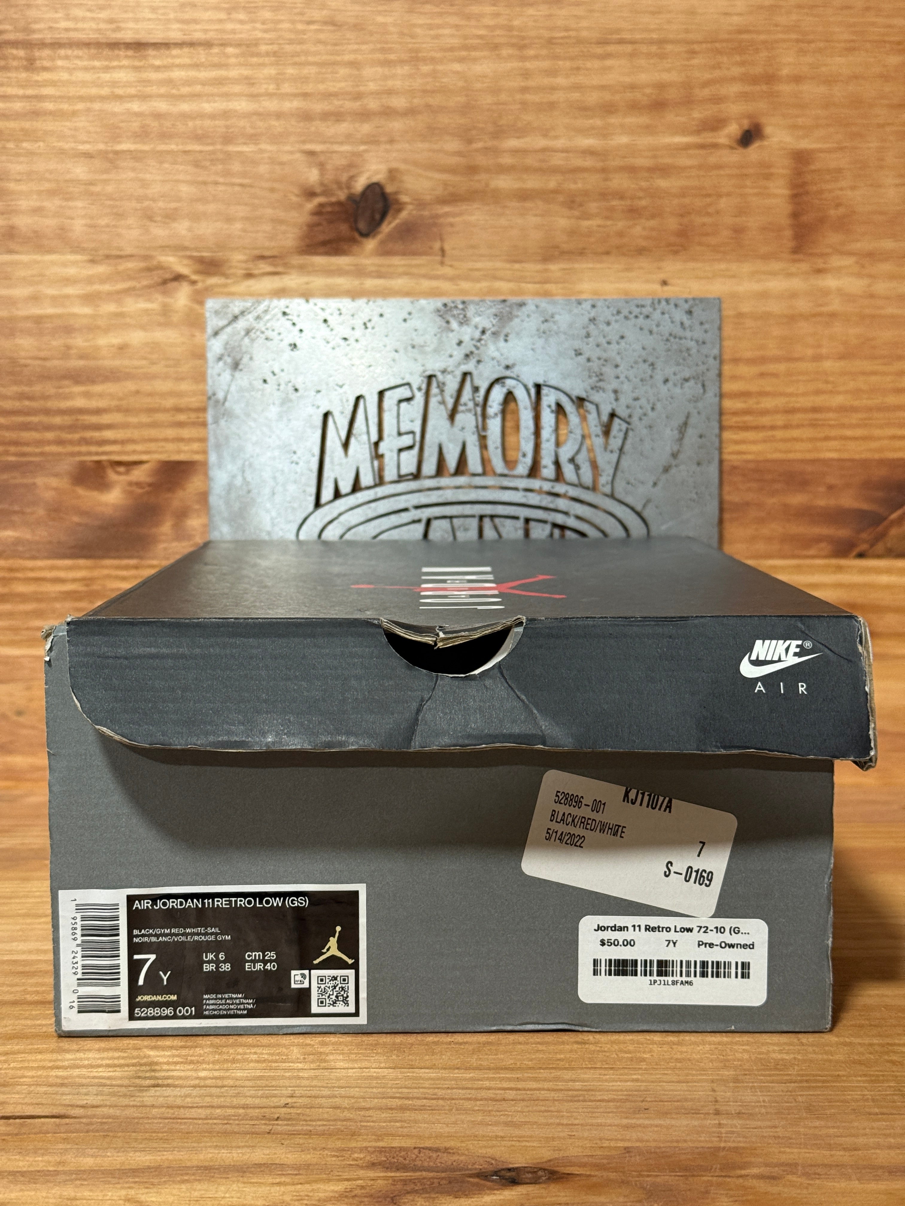 Jordan 11 Retro Low 72-10 (GS)