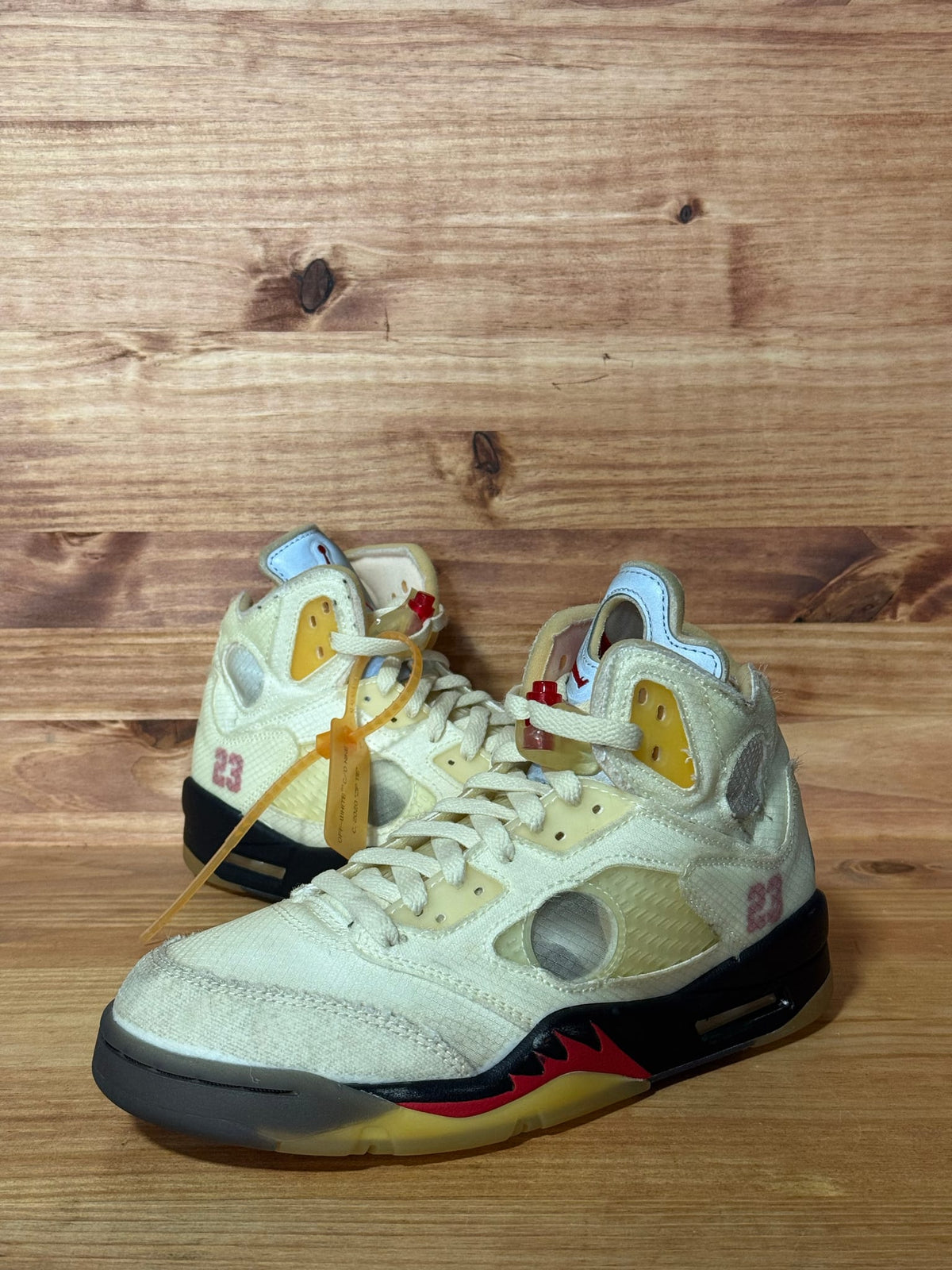 Jordan 5 Retro Off-White Sail - Size 7