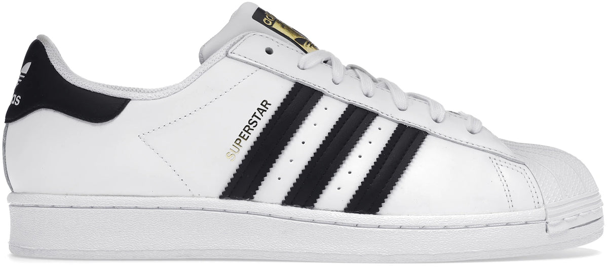 adidas Superstar White Black - Size 9