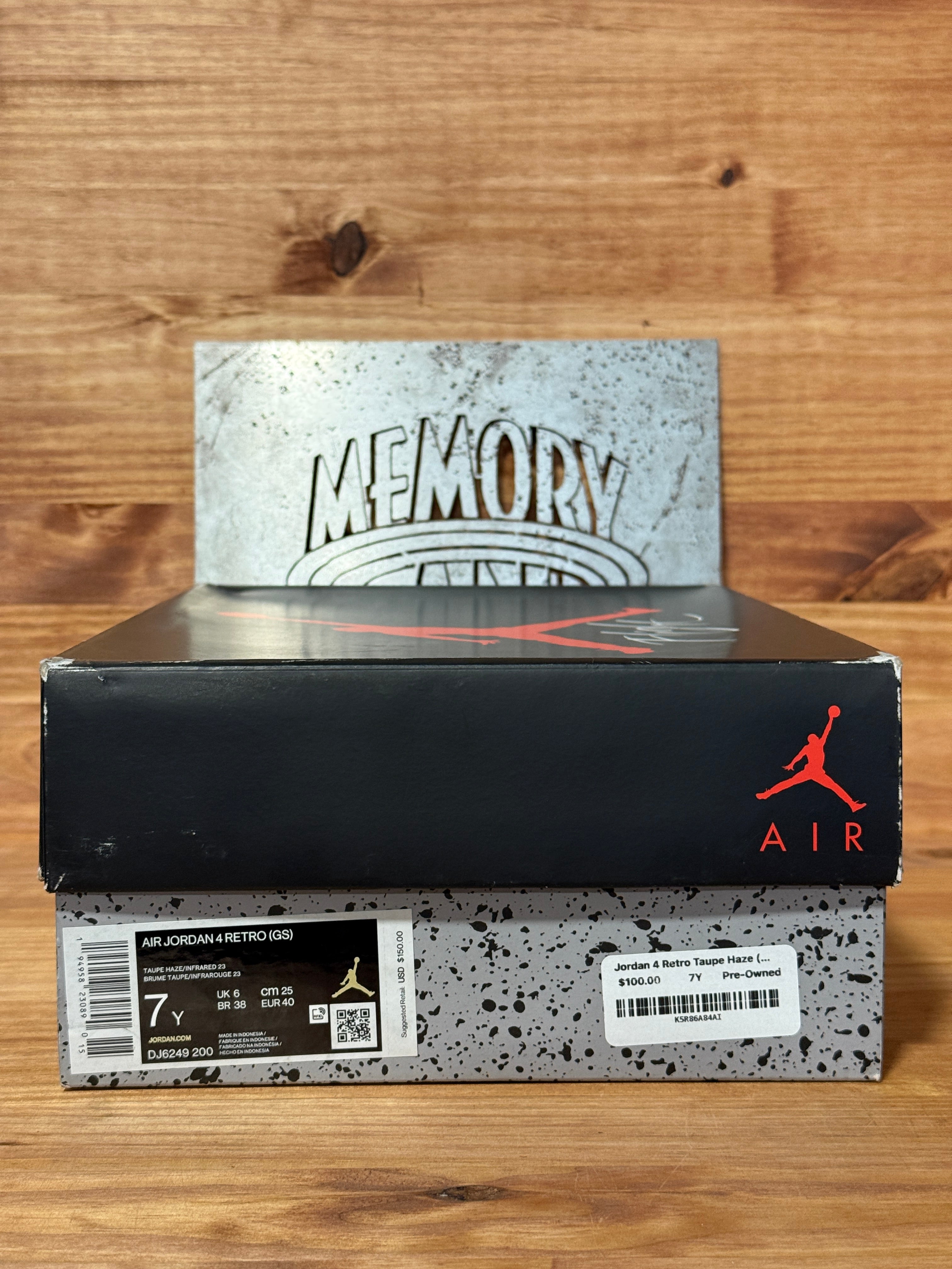 Jordan 4 Retro Taupe Haze (GS)