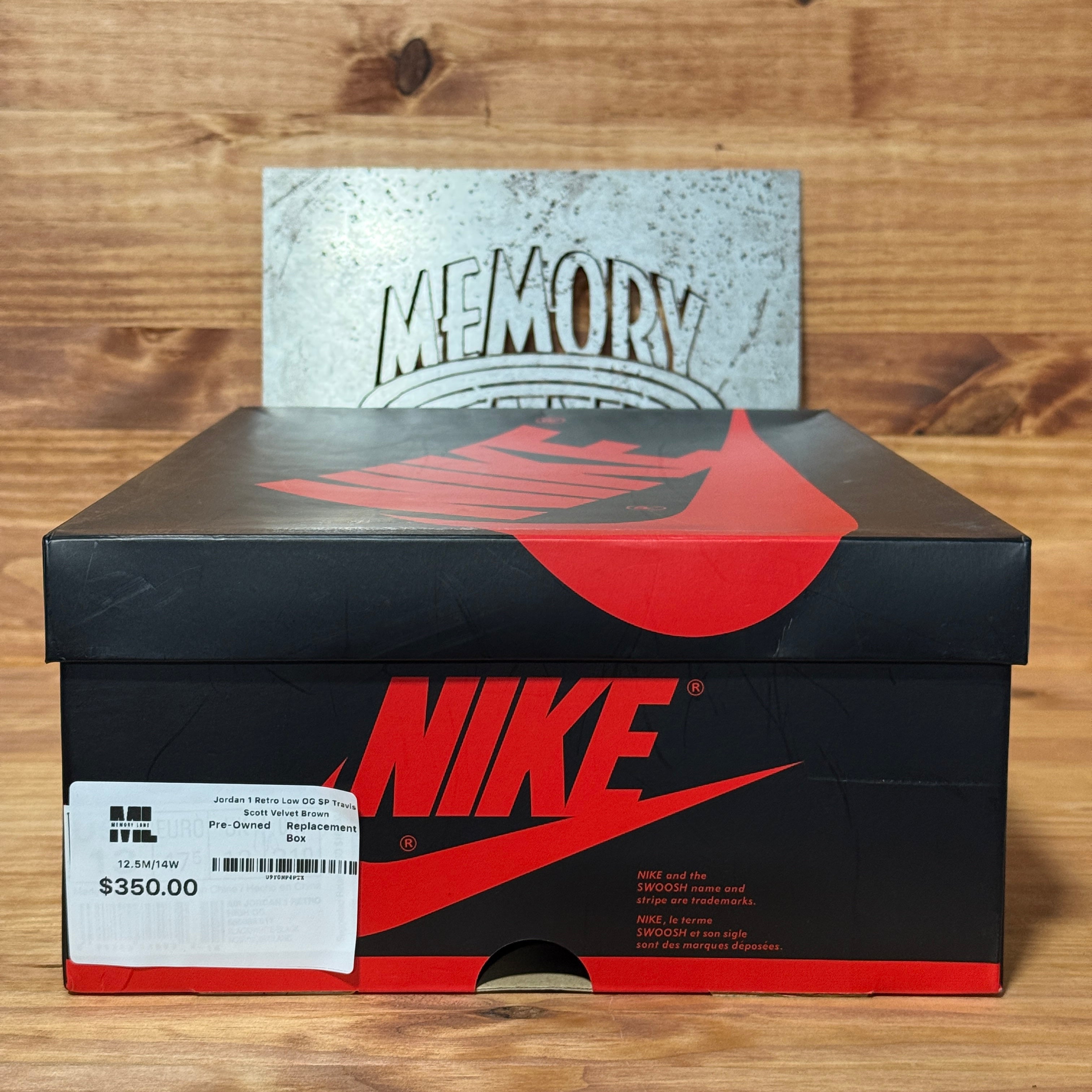 Jordan 1 Retro Low OG SP Travis Scott Velvet Brown