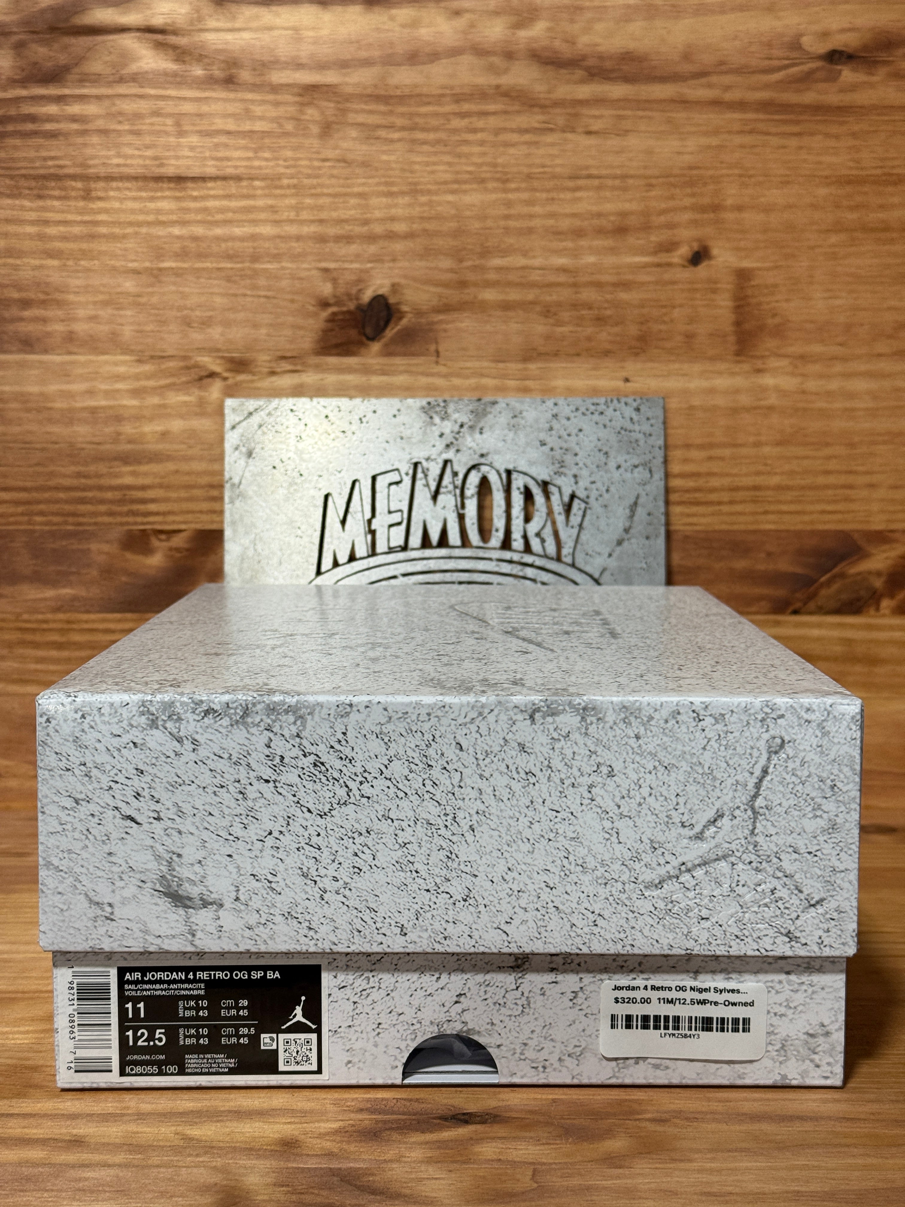 Jordan 4 Retro OG Nigel Sylvester Brick After Brick