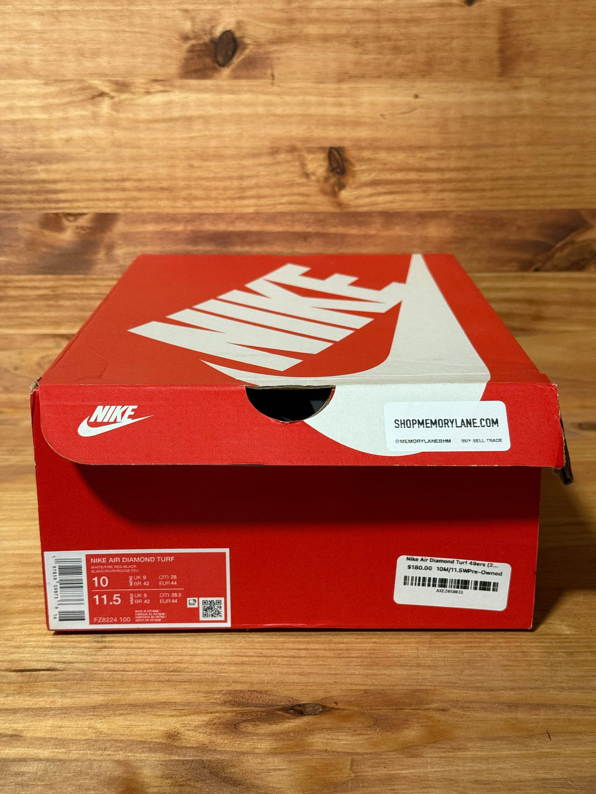 Nike Air Diamond Turf 49ers (2025) - Size