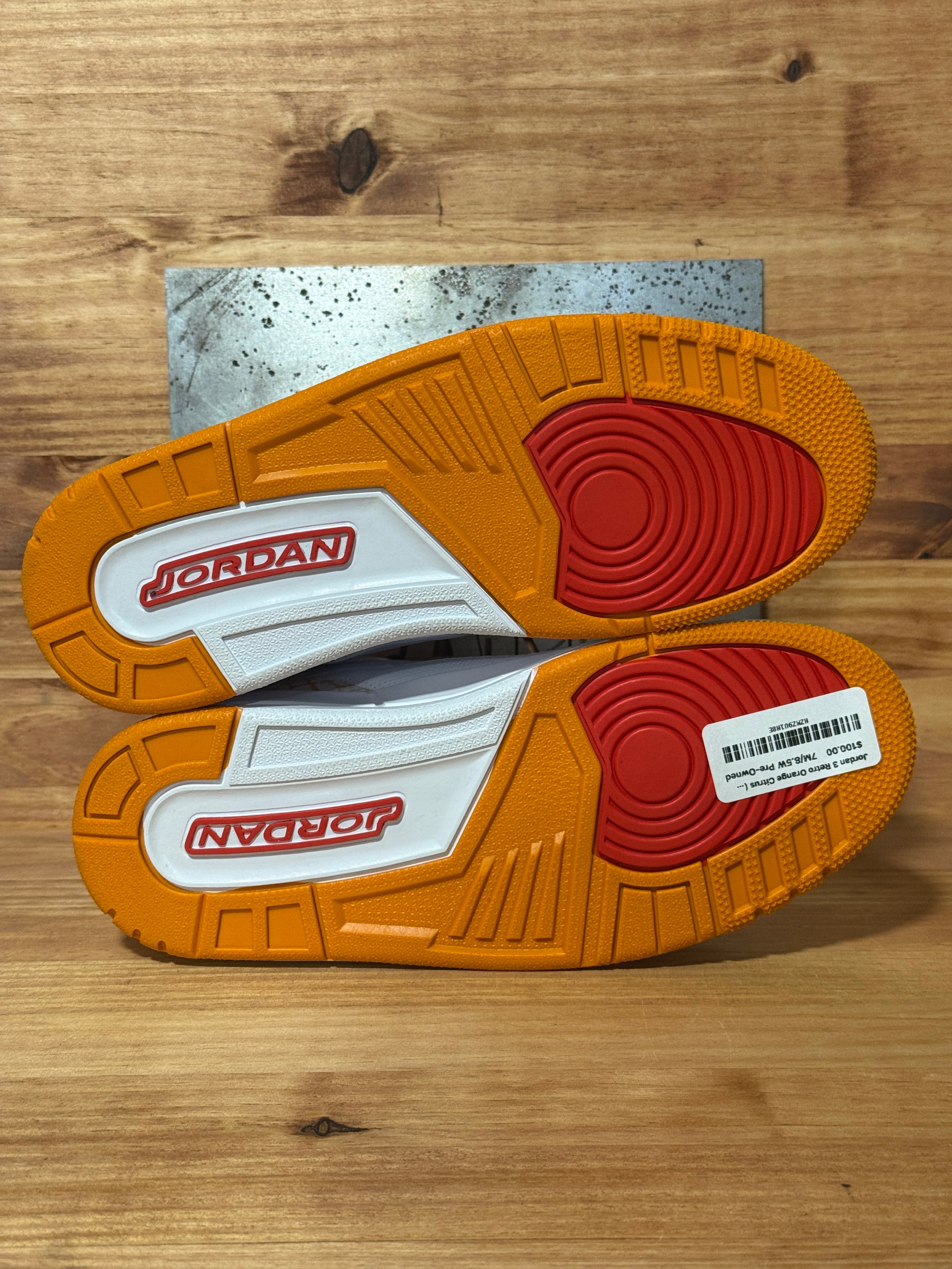 Jordan 3 Retro Orange Citrus (Women's)
