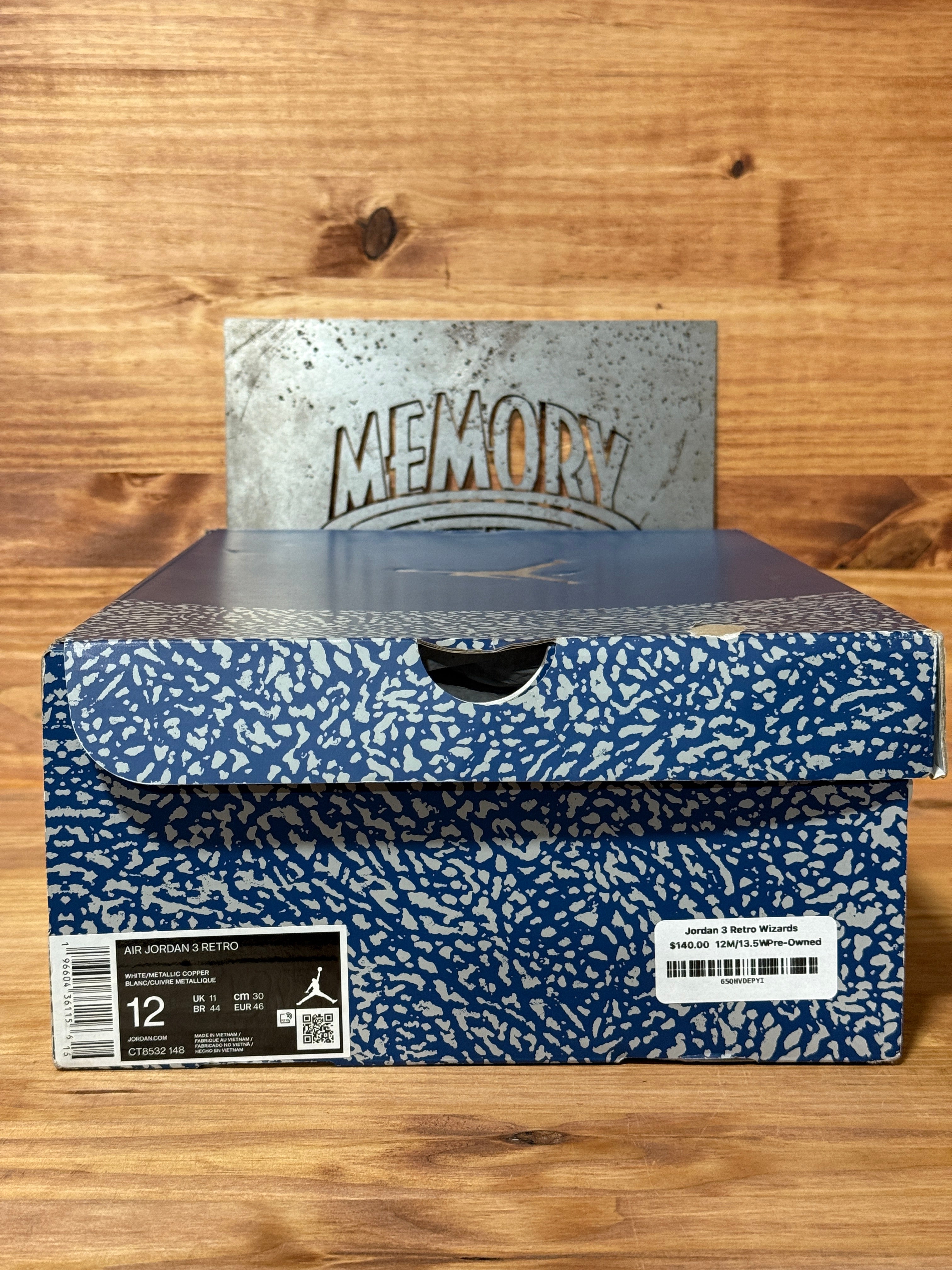 Jordan 3 Retro Wizards