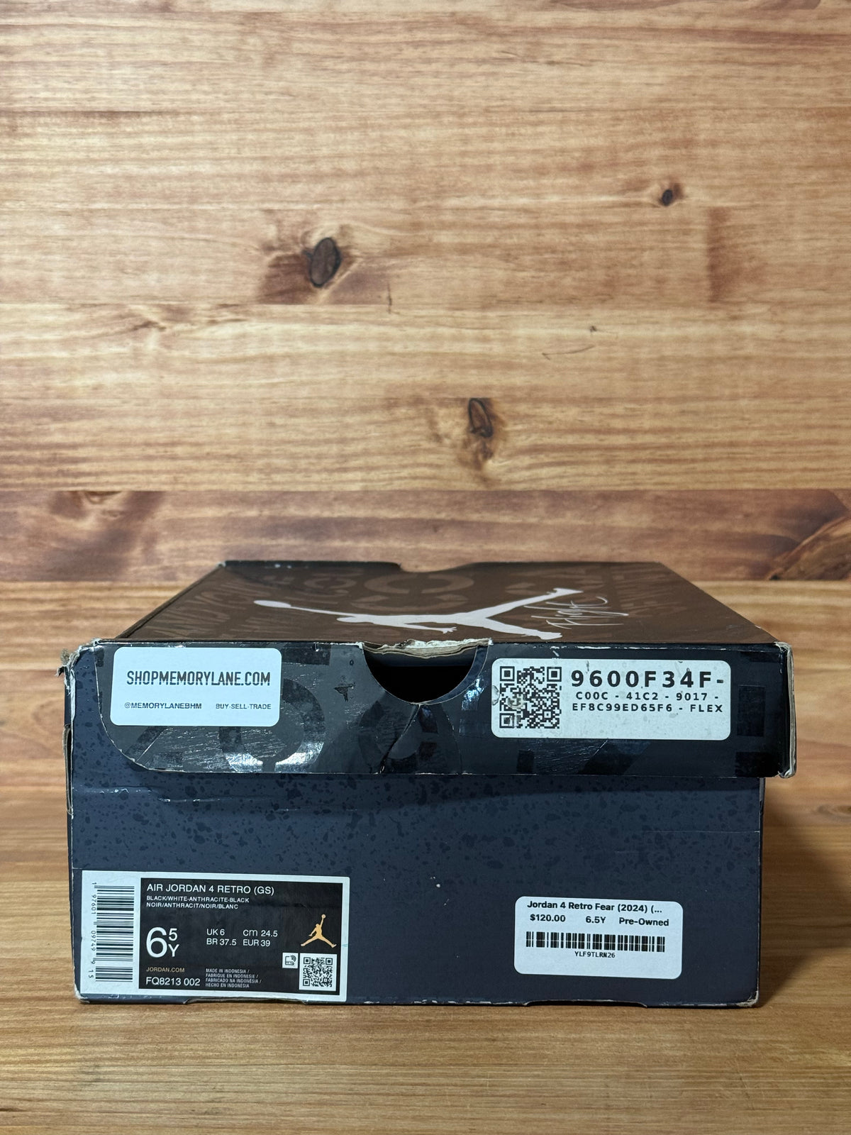 Jordan 4 Retro Fear (2024) (GS)