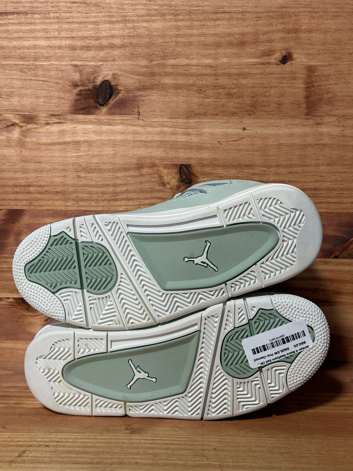 Jordan 4 Retro Seafoam Sail (Women's)