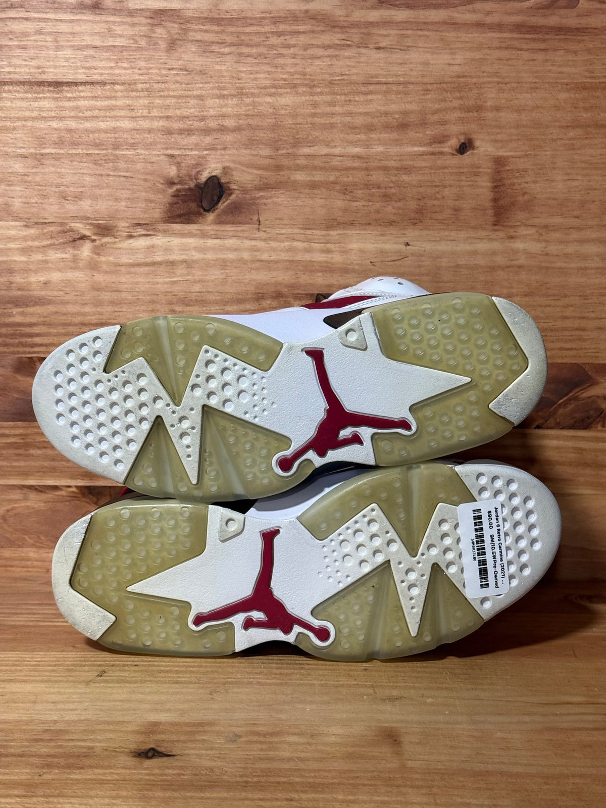 Jordan 6 Retro Carmine (2021) - Size 9