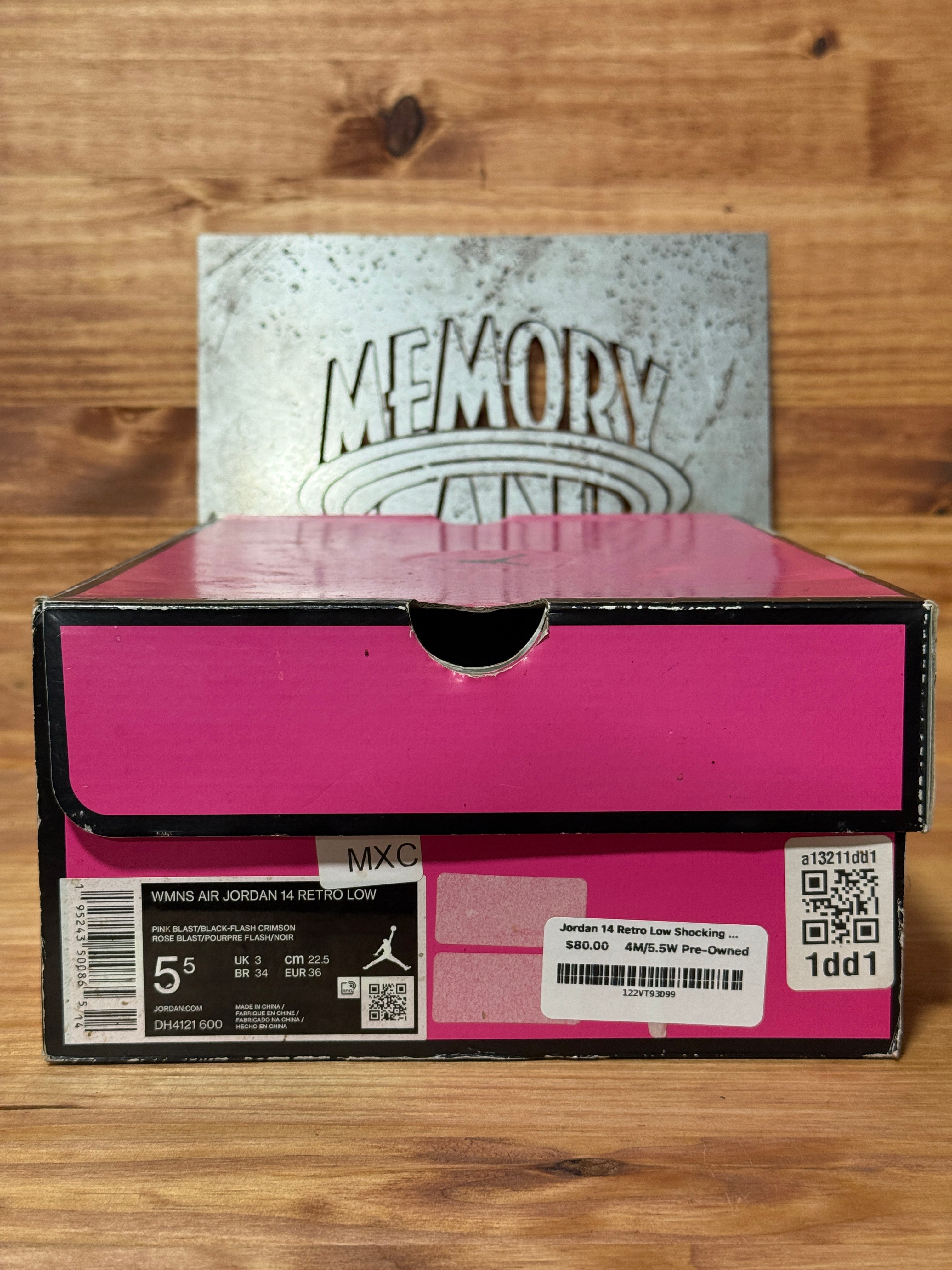 Jordan 14 Retro Low Shocking Pink (Women's)