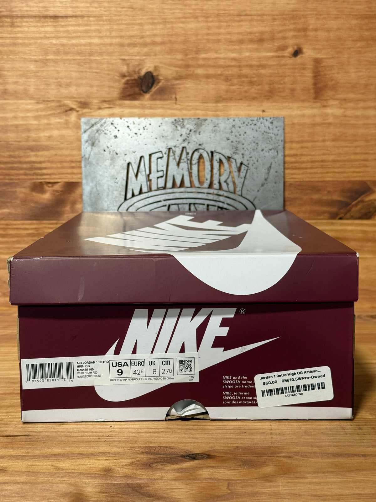 Jordan 1 Retro High OG Artisanal Team Red