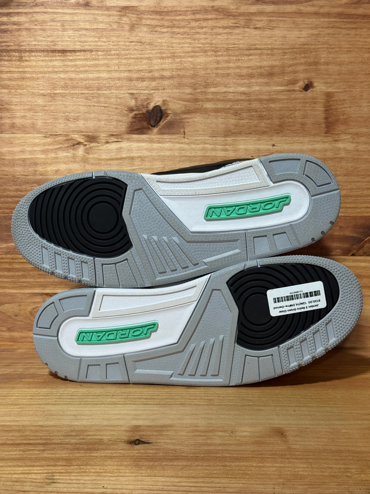 Jordan 3 Retro Green Glow